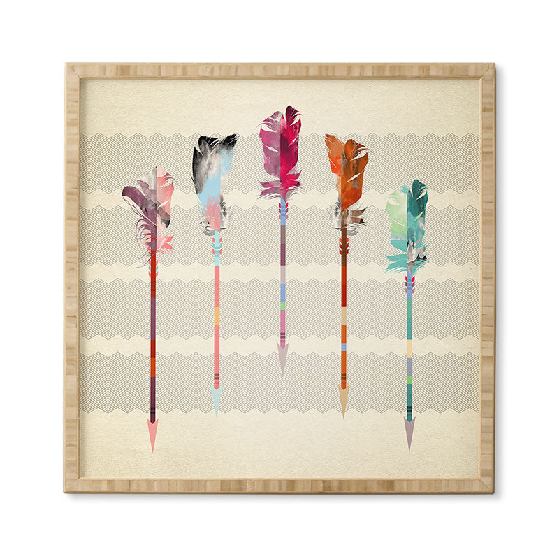 Iveta Abolina Feathered Arrows Framed Wall Art