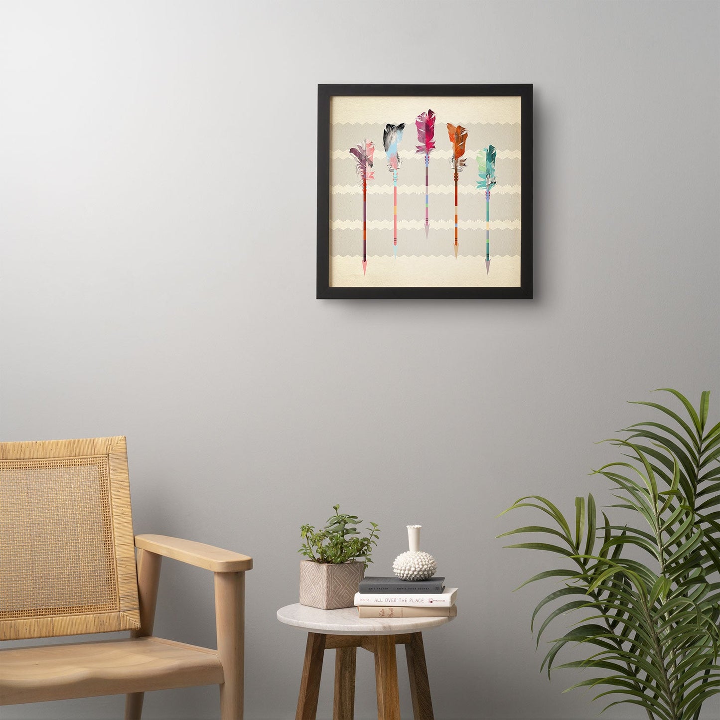 Iveta Abolina Feathered Arrows Framed Wall Art