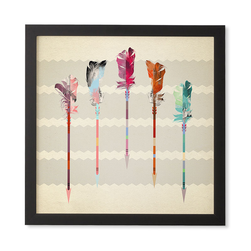 Iveta Abolina Feathered Arrows Framed Wall Art