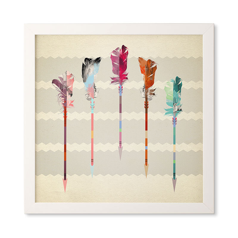 Iveta Abolina Feathered Arrows Framed Wall Art