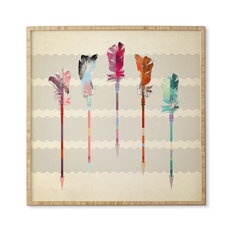 Iveta Abolina Feathered Arrows Framed Wall Art