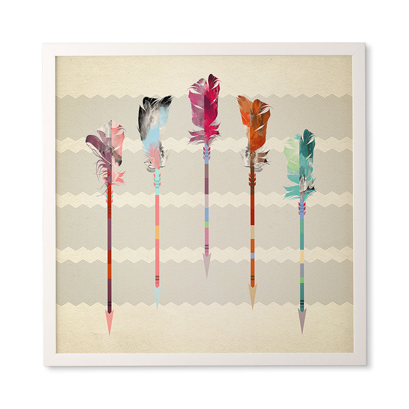 Iveta Abolina Feathered Arrows Framed Wall Art