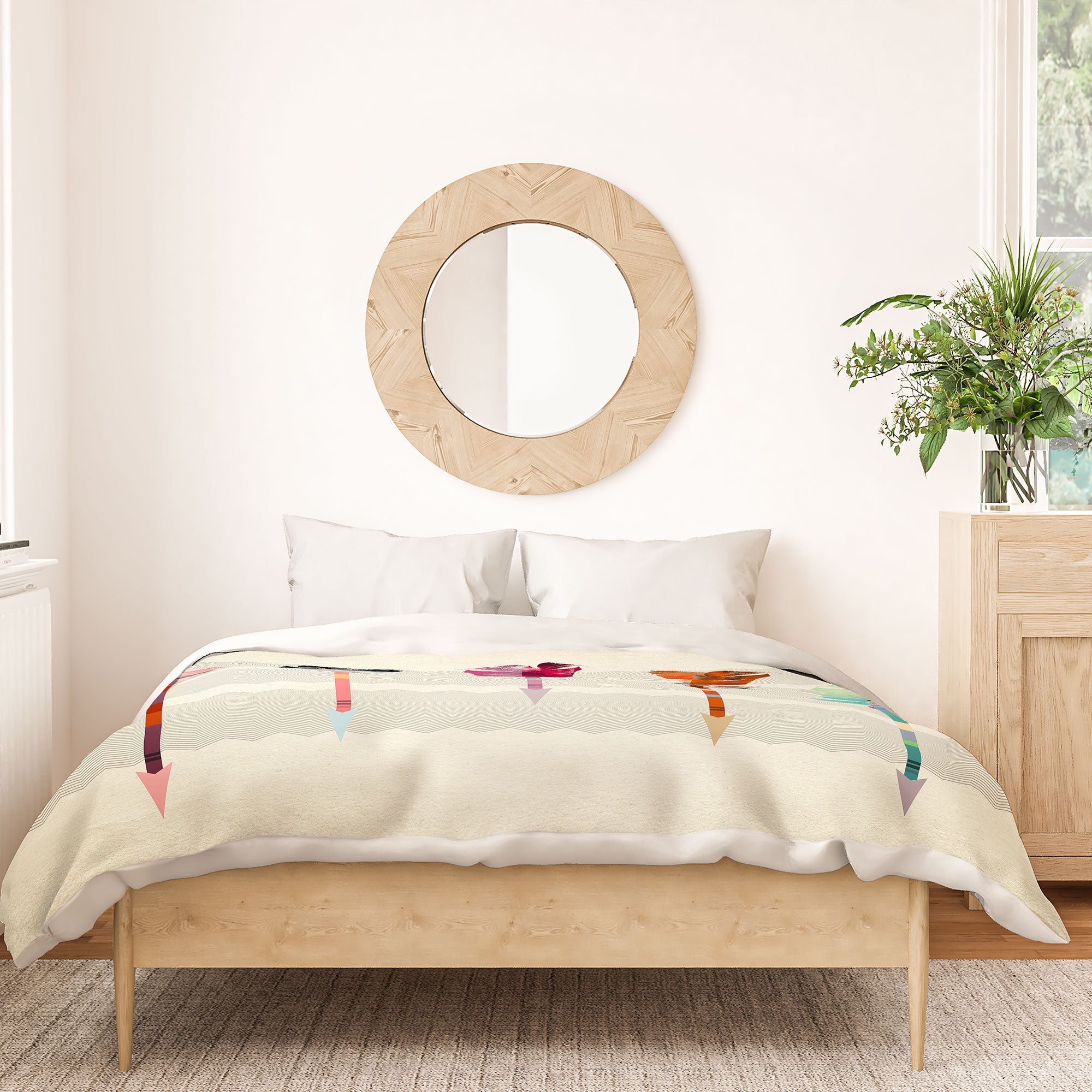 Iveta Abolina Feathered Arrows Duvet Cover