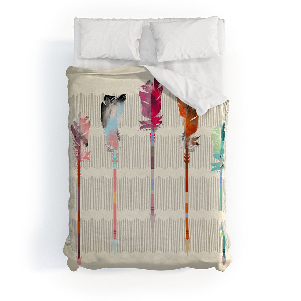 Iveta Abolina Feathered Arrows Duvet Cover
