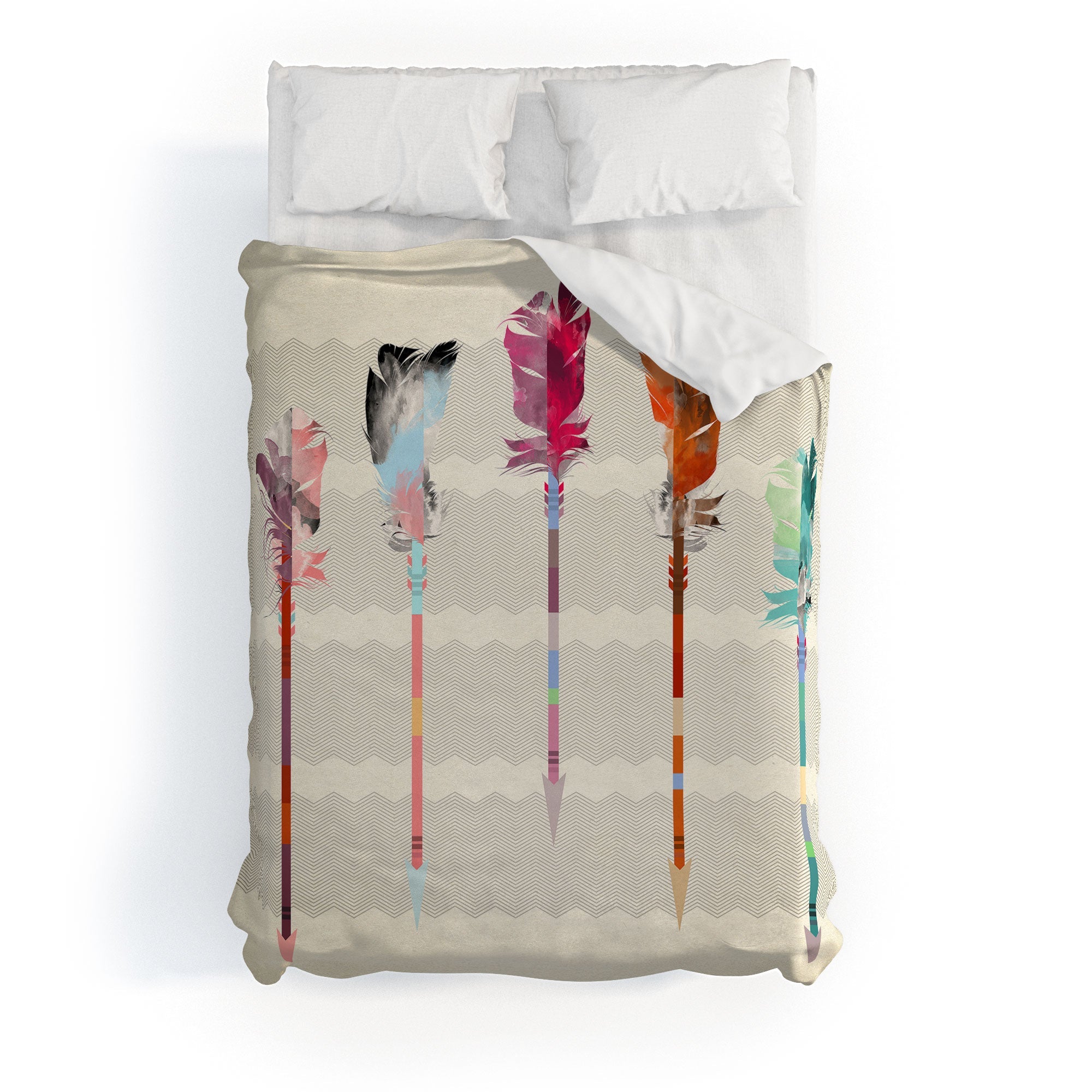 Iveta Abolina Feathered Arrows Duvet Cover