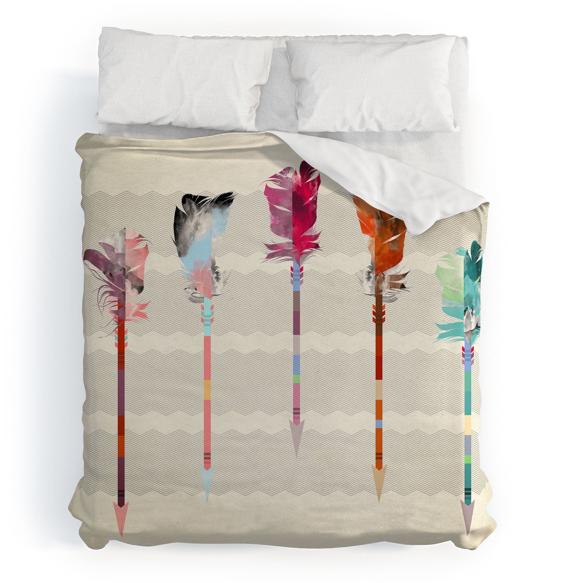 Iveta Abolina Feathered Arrows Duvet Cover