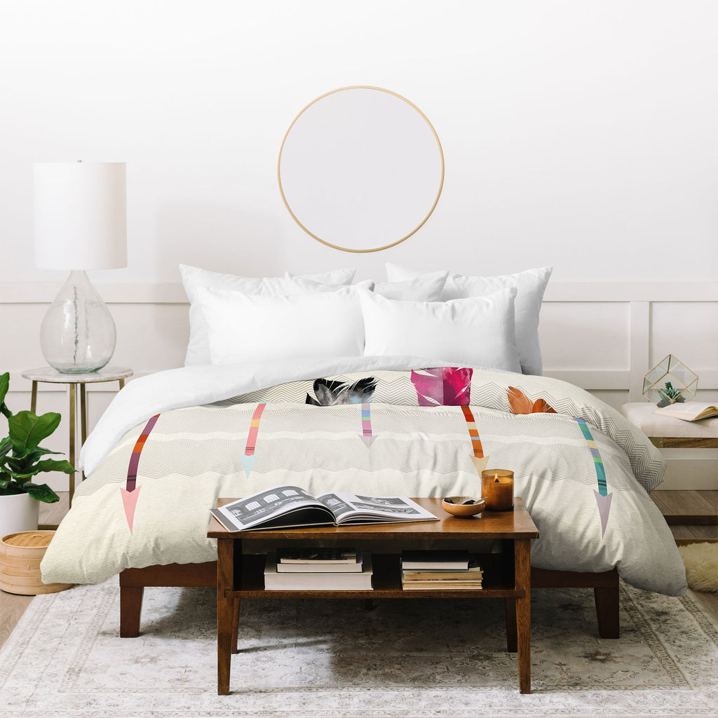 Iveta Abolina Feathered Arrows Duvet Cover