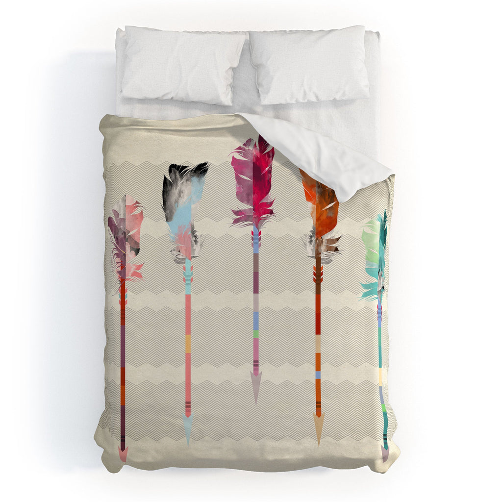 Iveta Abolina Feathered Arrows Duvet Cover