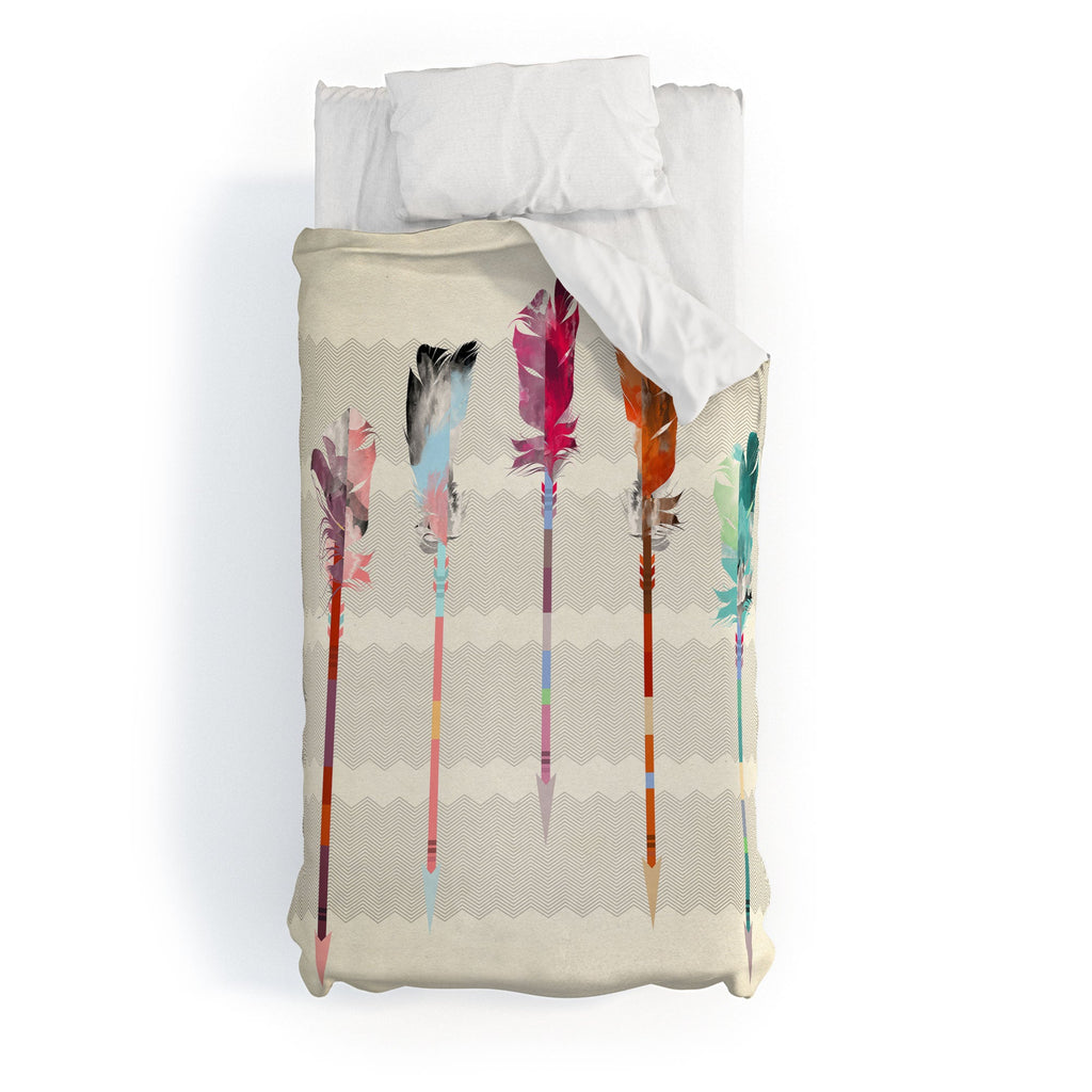 Iveta Abolina Feathered Arrows Duvet Cover