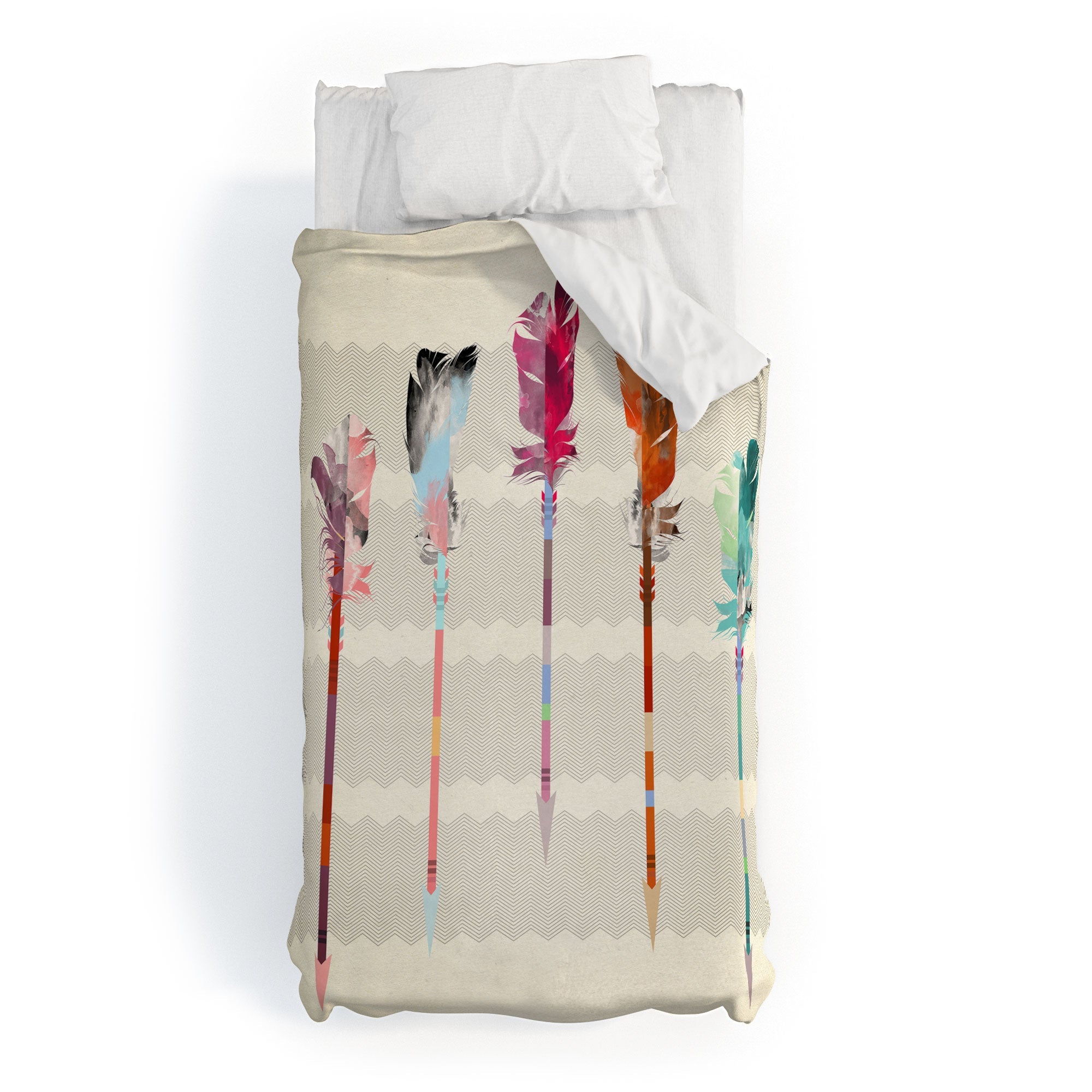 Iveta Abolina Feathered Arrows Duvet Cover