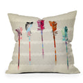 Iveta Abolina Feathered Arrows Throw Pillow