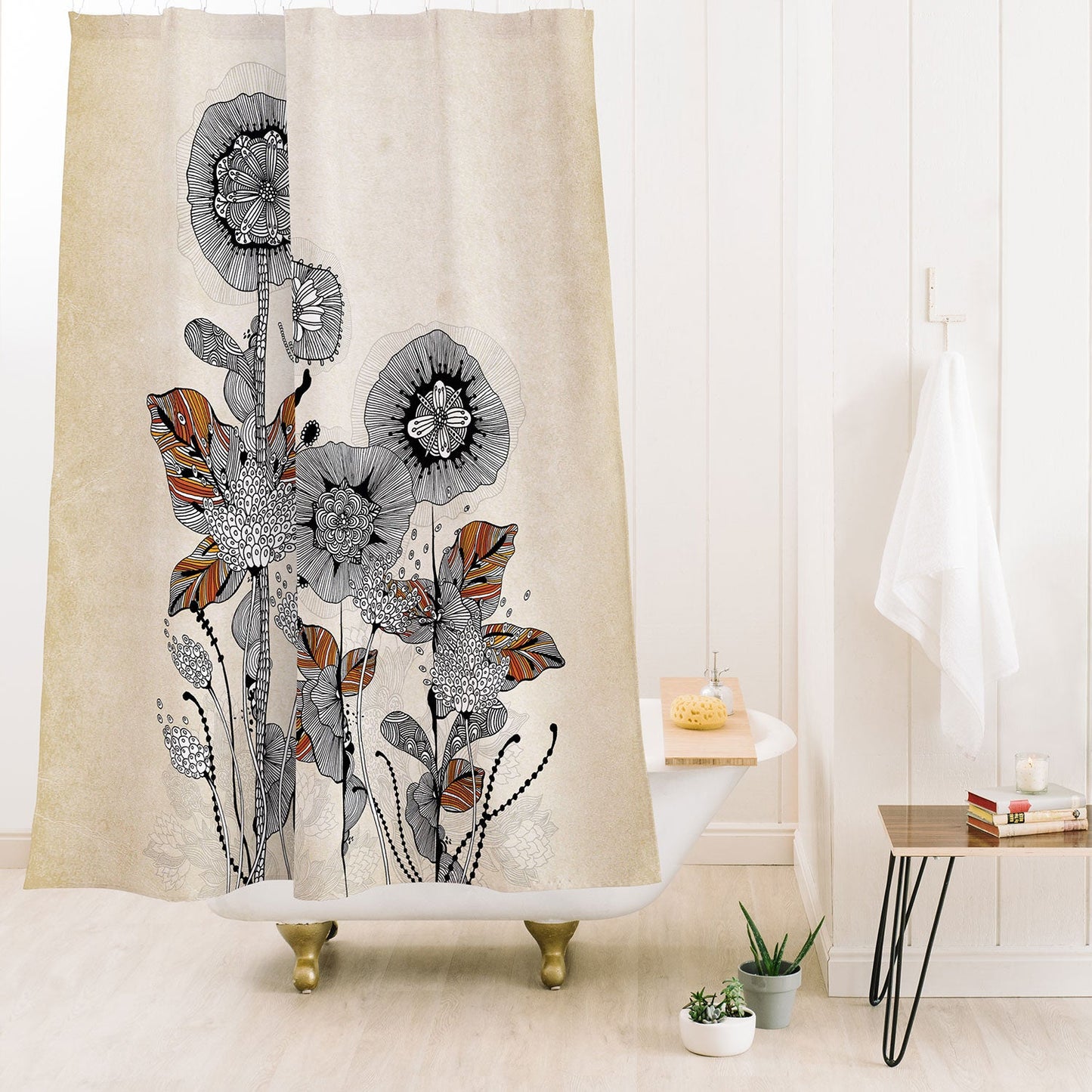Iveta Abolina Floral 3 Shower Curtain