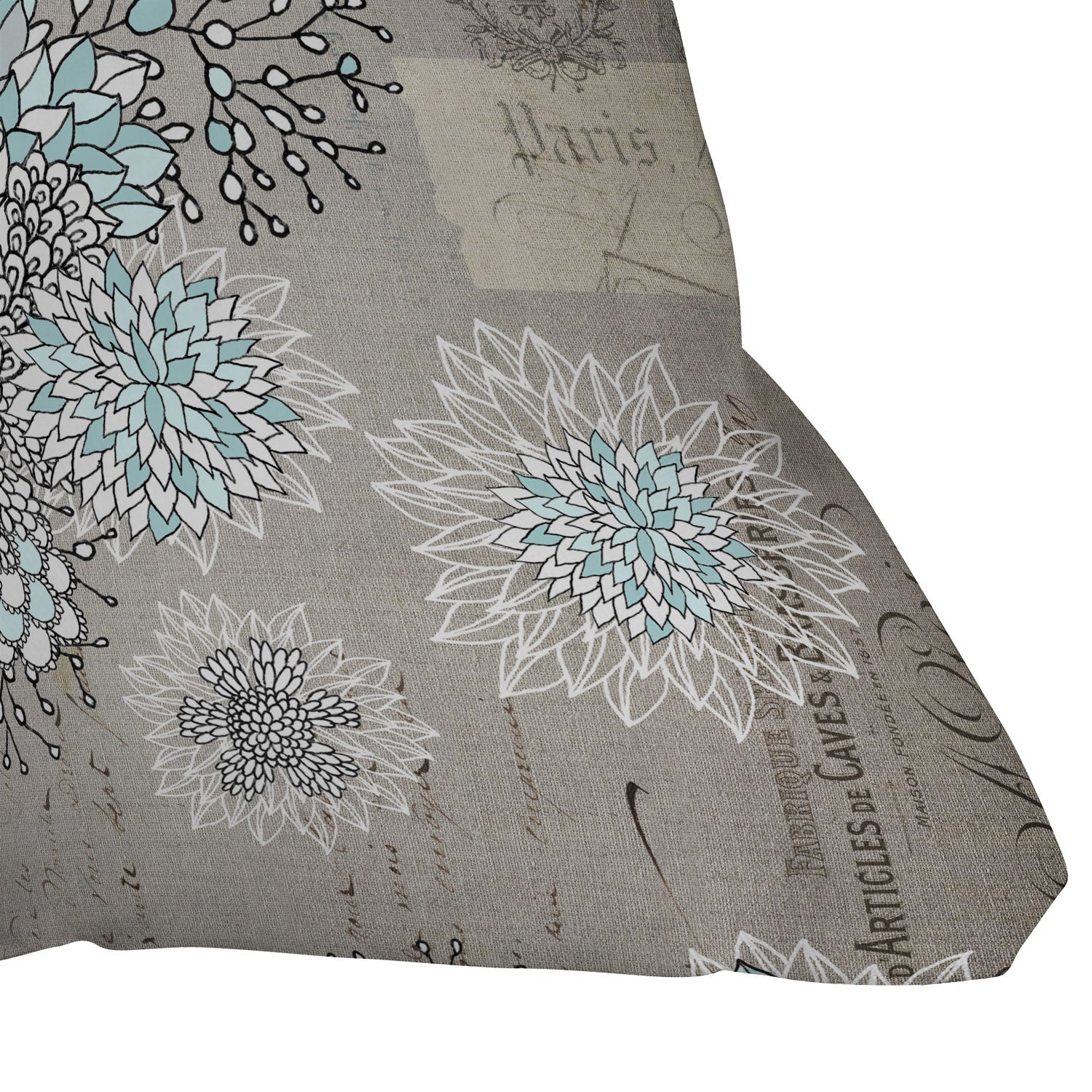 Iveta Abolina French Blue Throw Pillow