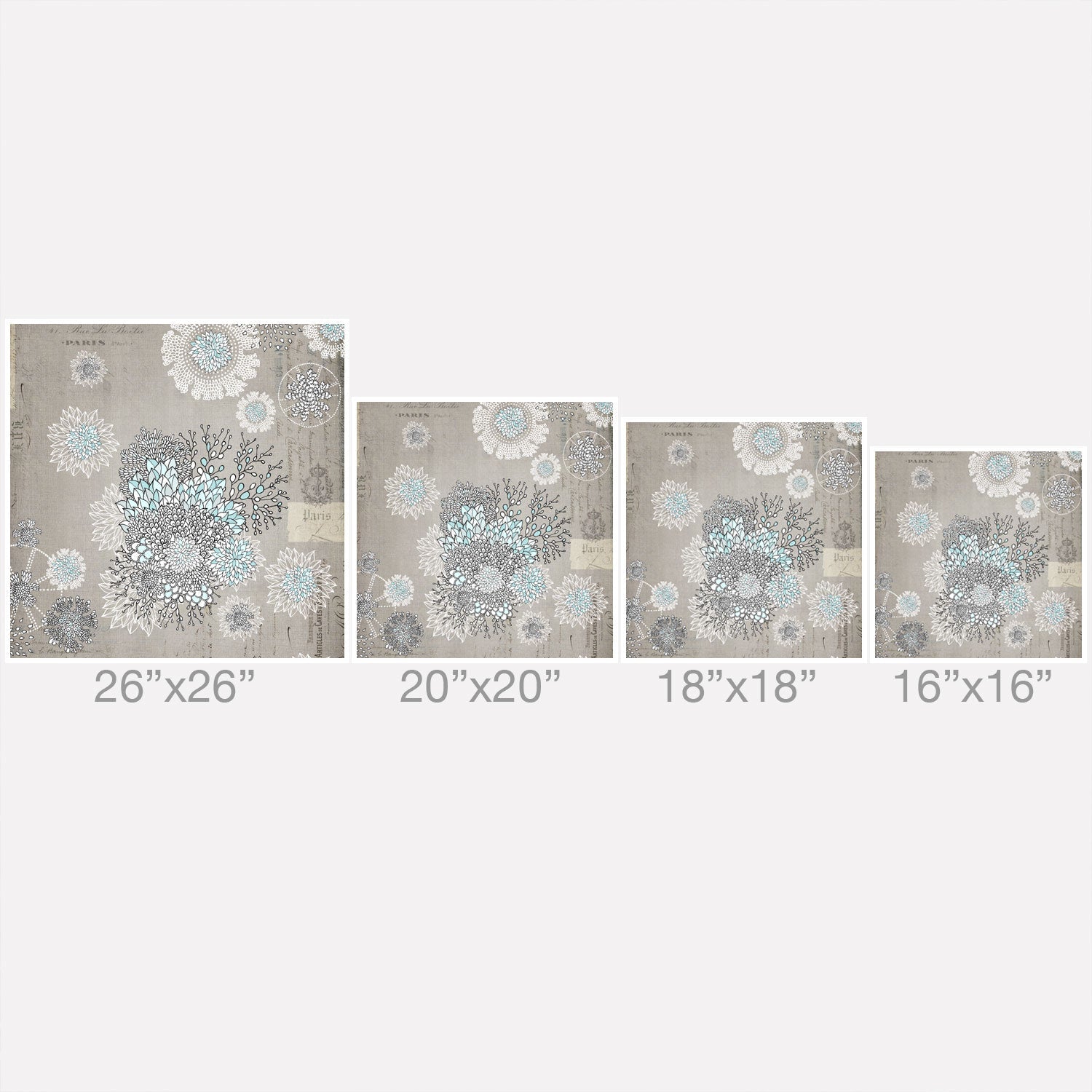 Iveta Abolina French Blue Throw Pillow