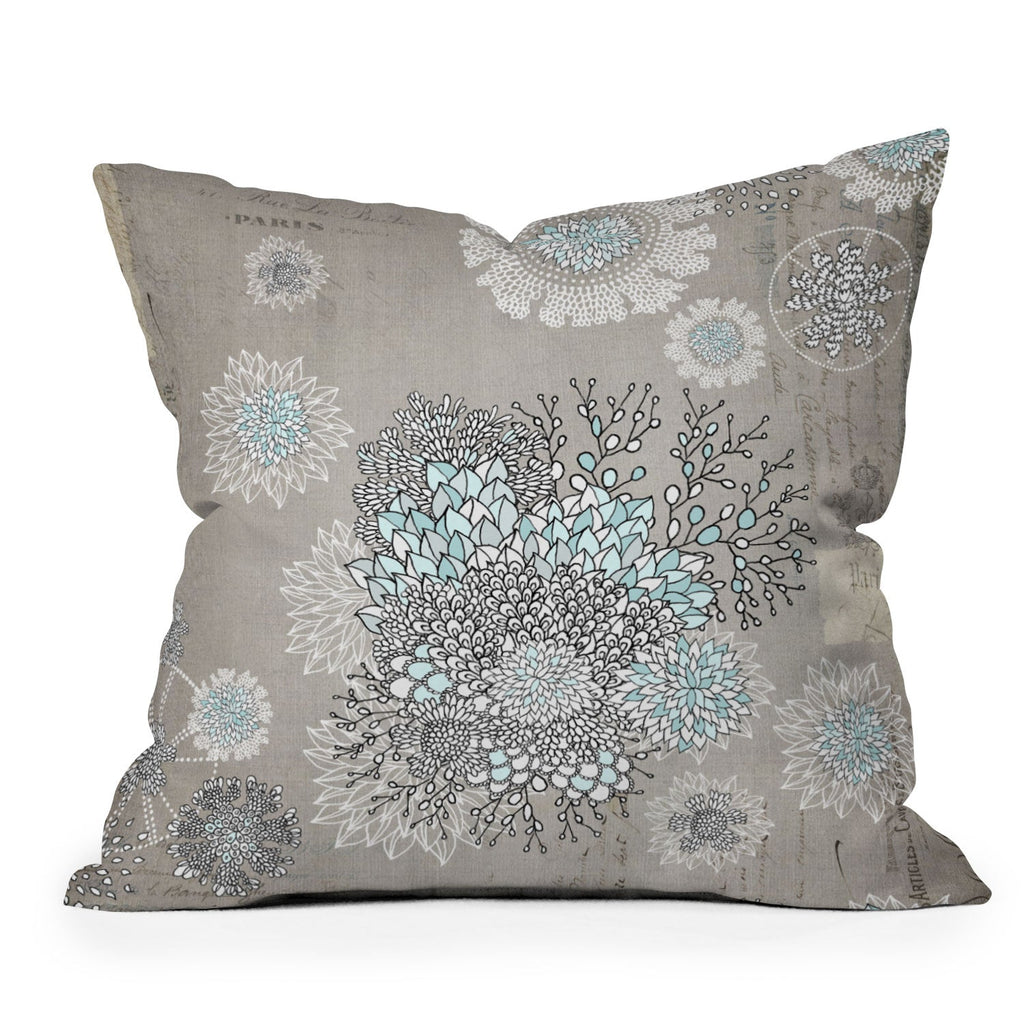 Iveta Abolina French Blue Throw Pillow