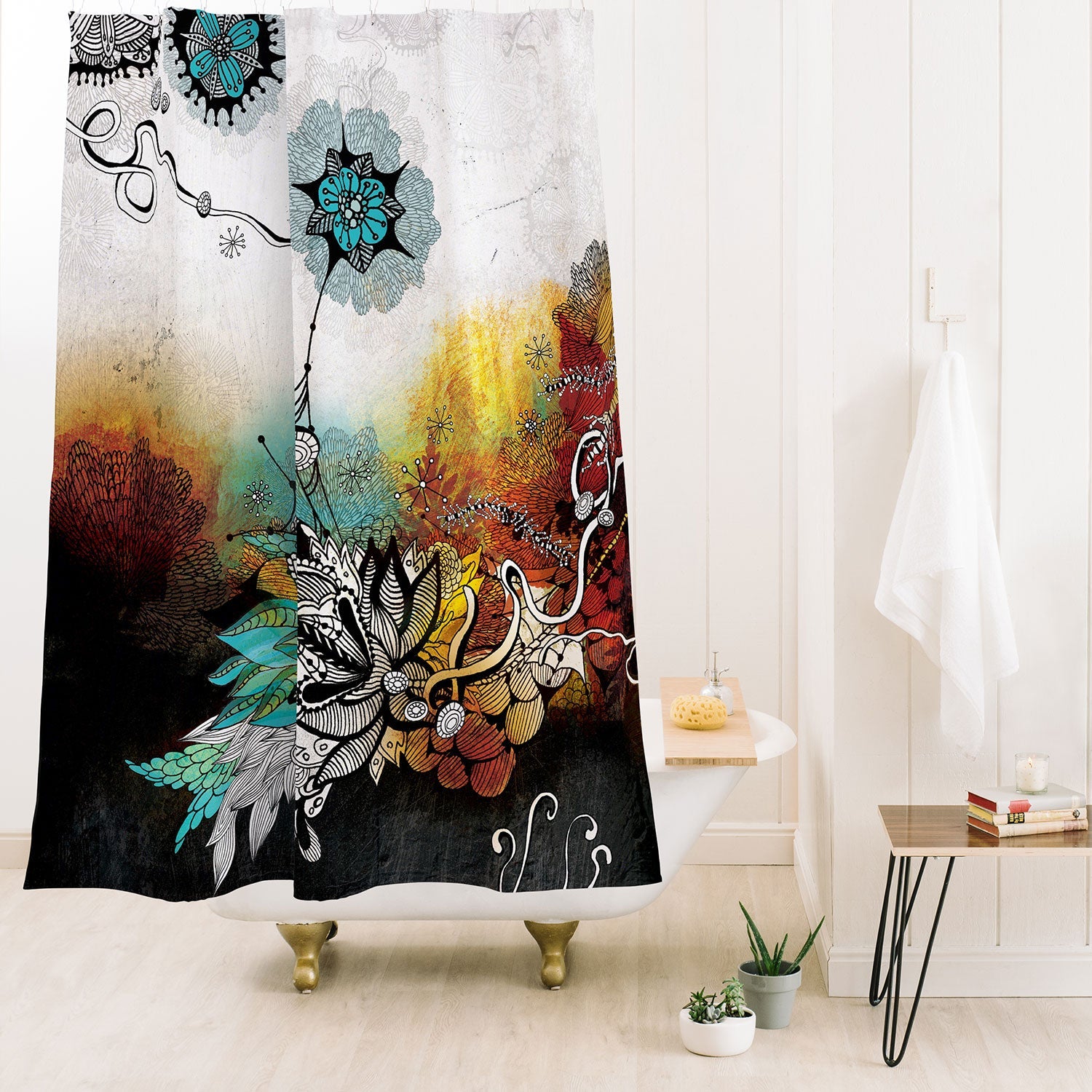 Iveta Abolina Frozen Dreams Shower Curtain