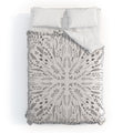 Iveta Abolina Gray Maze Duvet Cover
