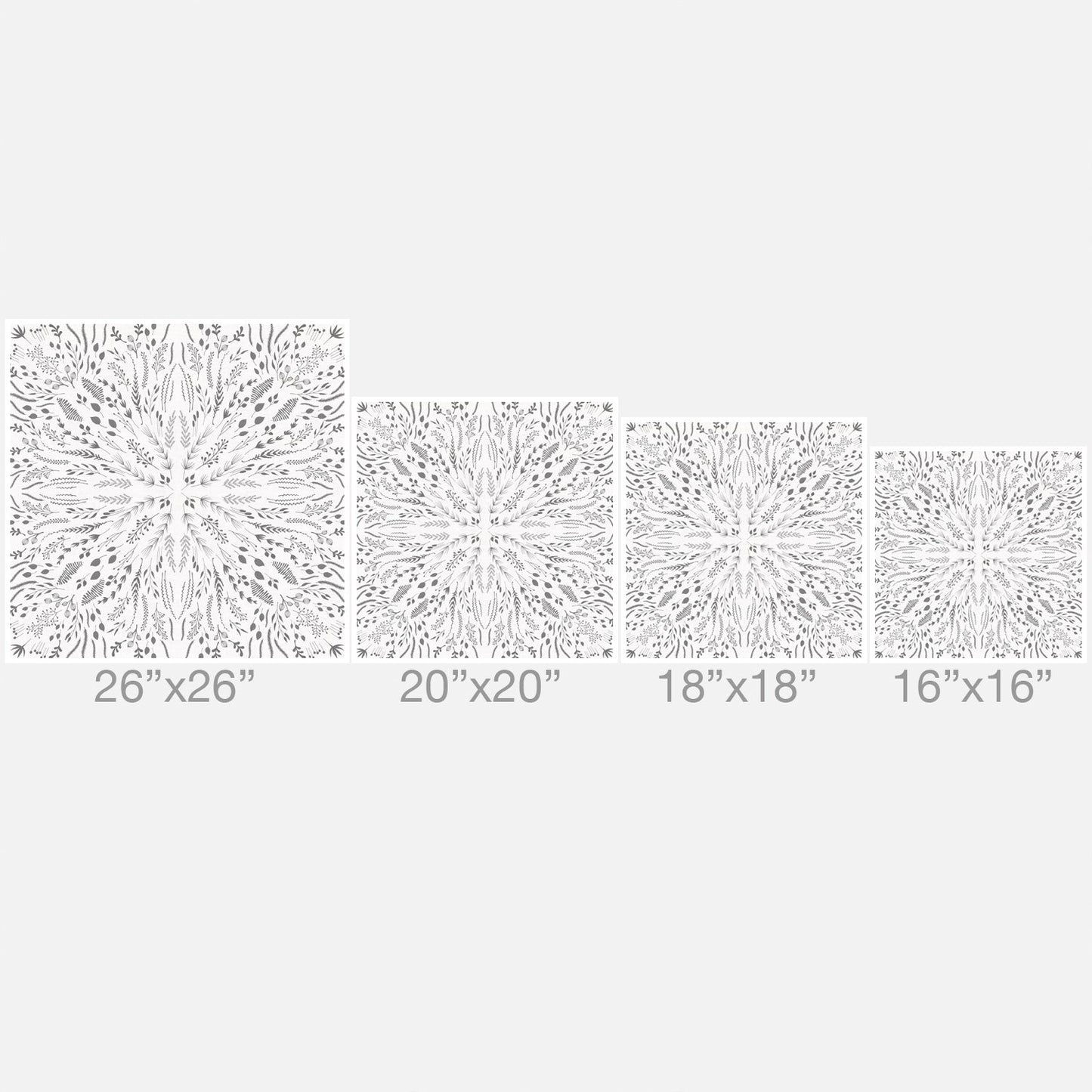Iveta Abolina Gray Maze Throw Pillow