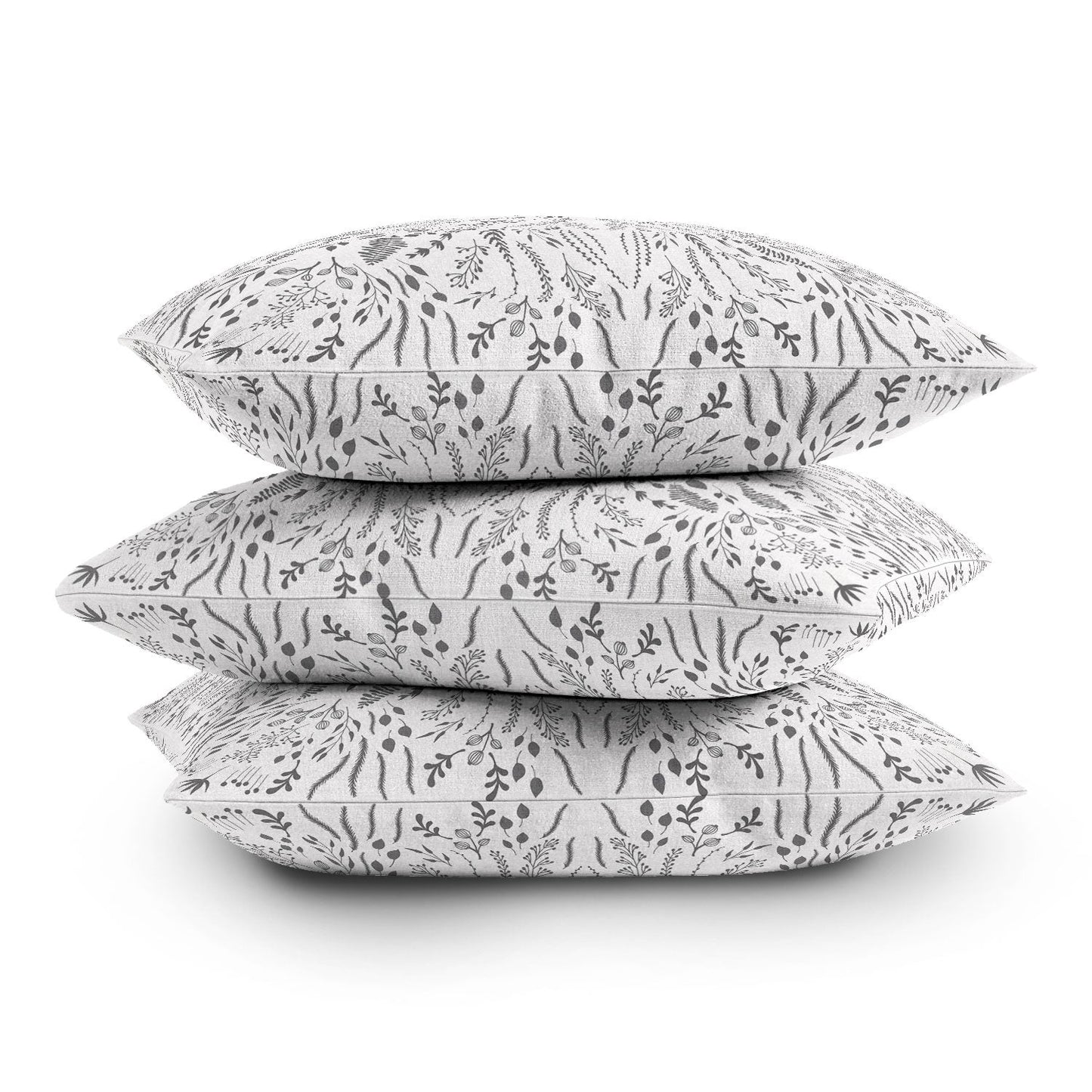 Iveta Abolina Gray Maze Throw Pillow