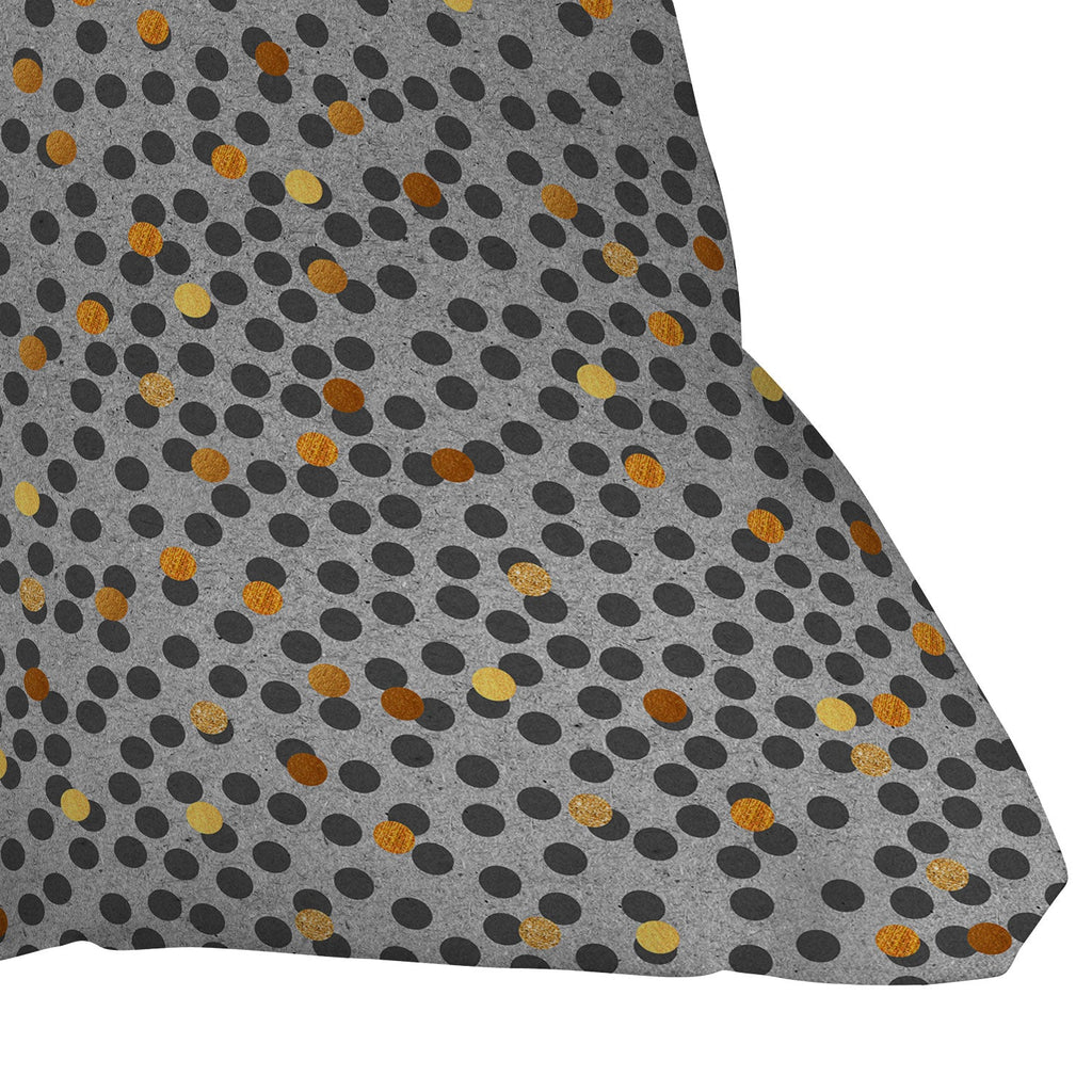 Iveta Abolina Gray Splash Throw Pillow