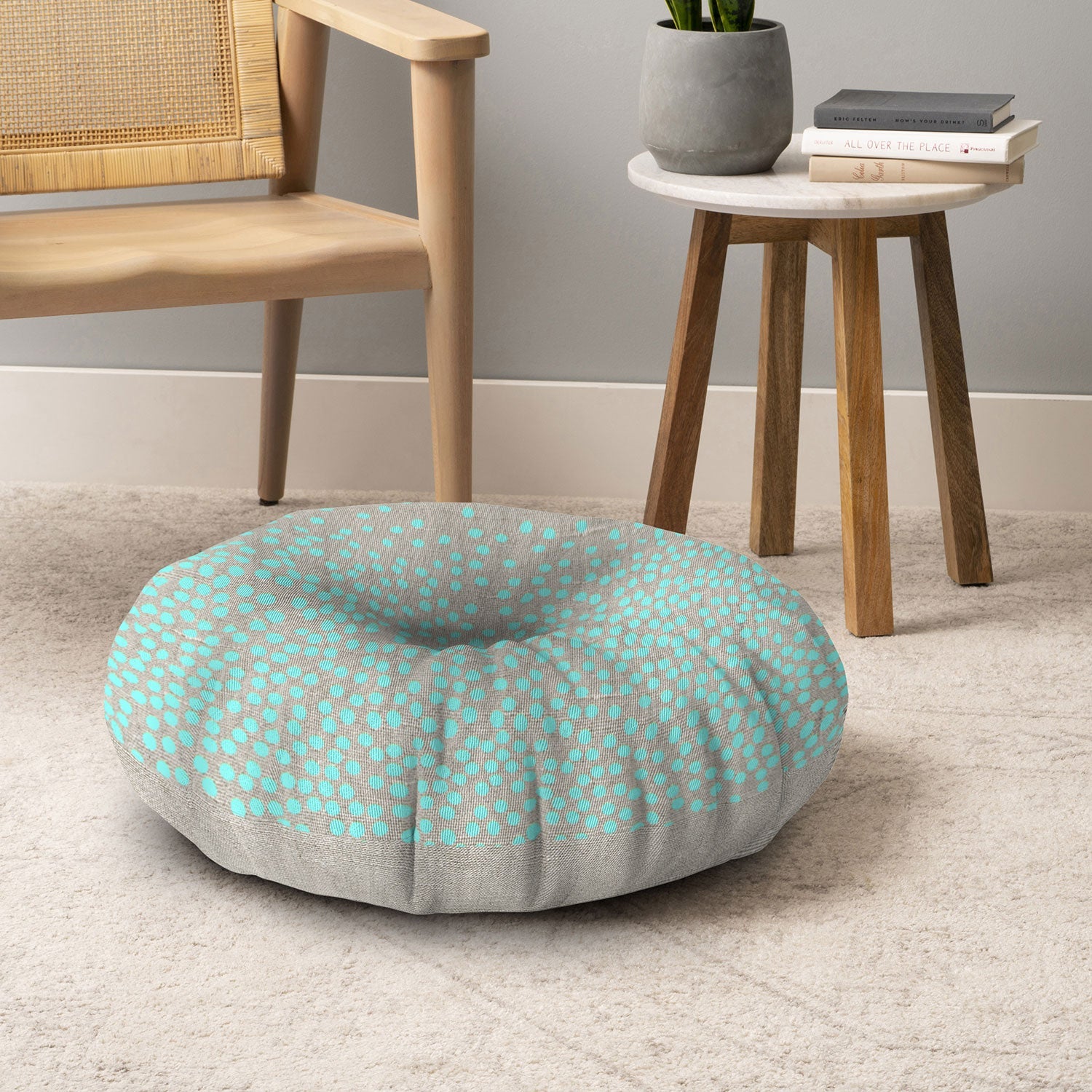 Iveta Abolina Hint of Mint Floor Pillow Round