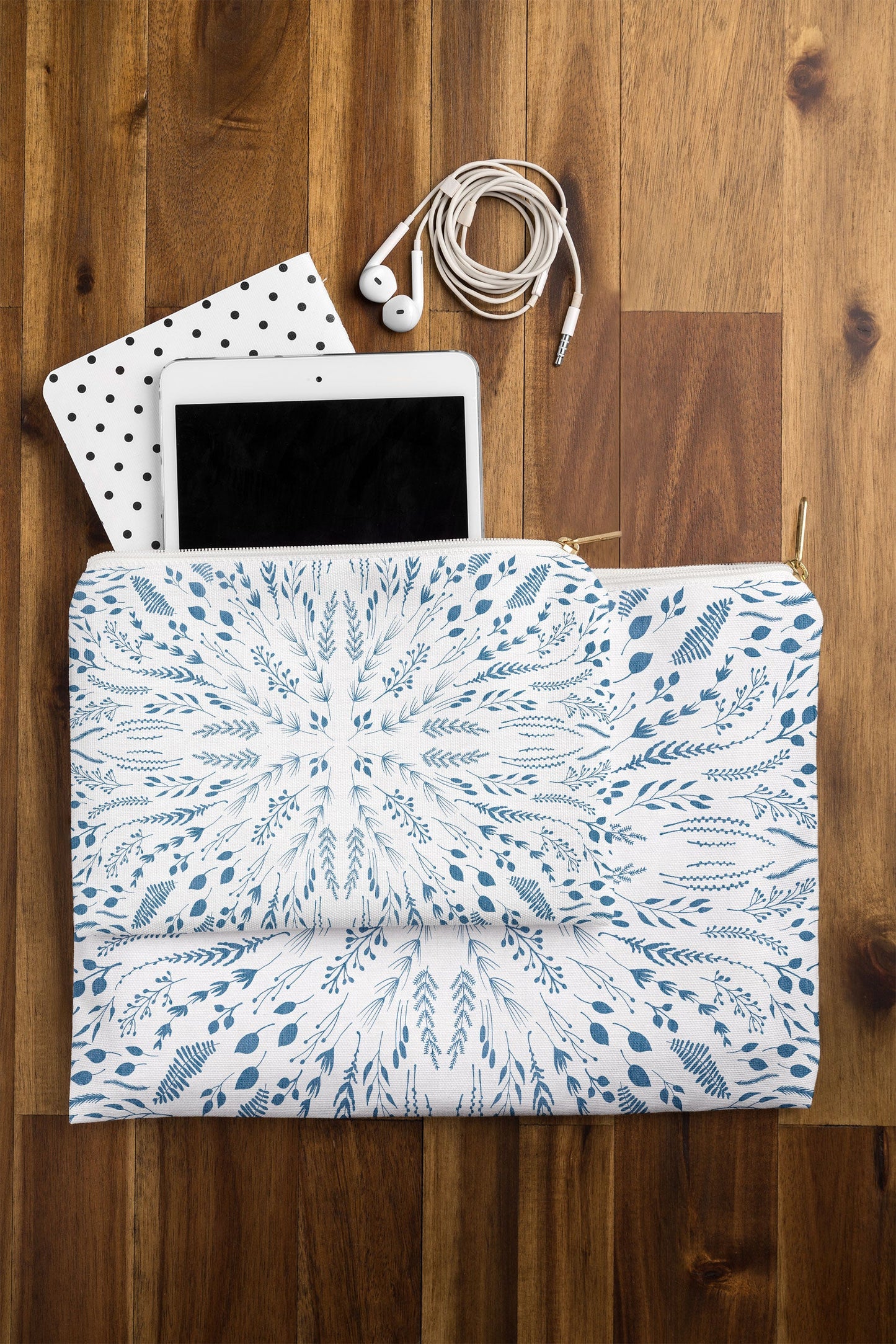 Iveta Abolina Indigo Maze Pouch