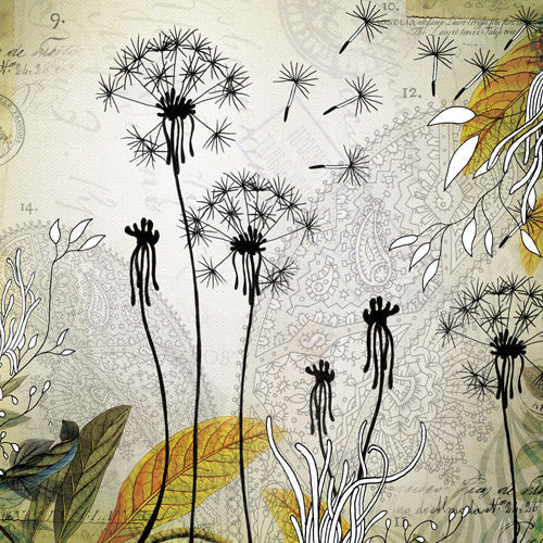 Iveta Abolina Little Dandelion Shower Curtain