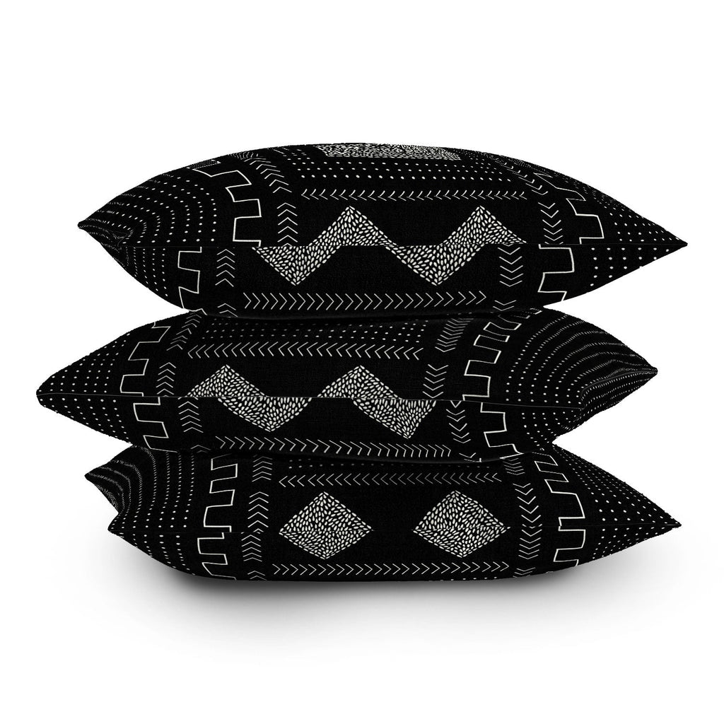 Iveta Abolina Mud Cloth Inspo I Outdoor Throw Pillow