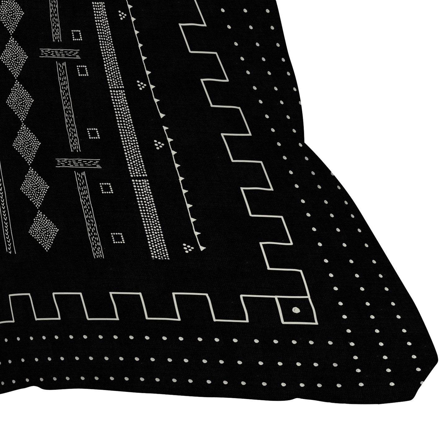 Iveta Abolina Mud Cloth Inspo V Outdoor Throw Pillow