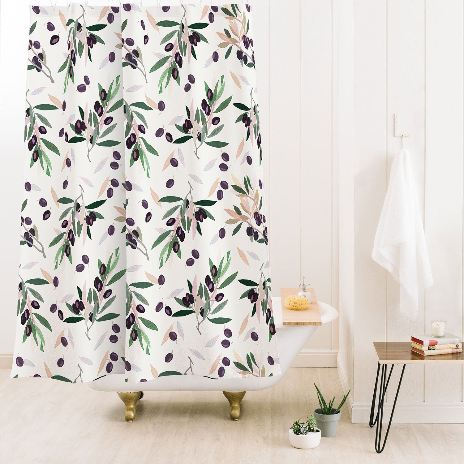 Iveta Abolina Olivia Sprig Shower Curtain