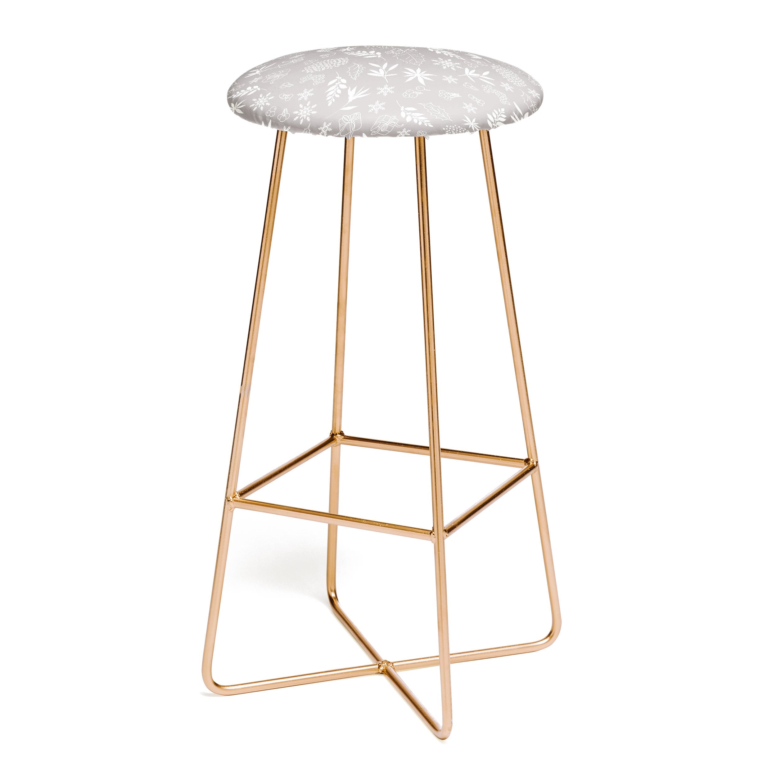 Iveta Abolina Oslo Winter Tan Bar Stool