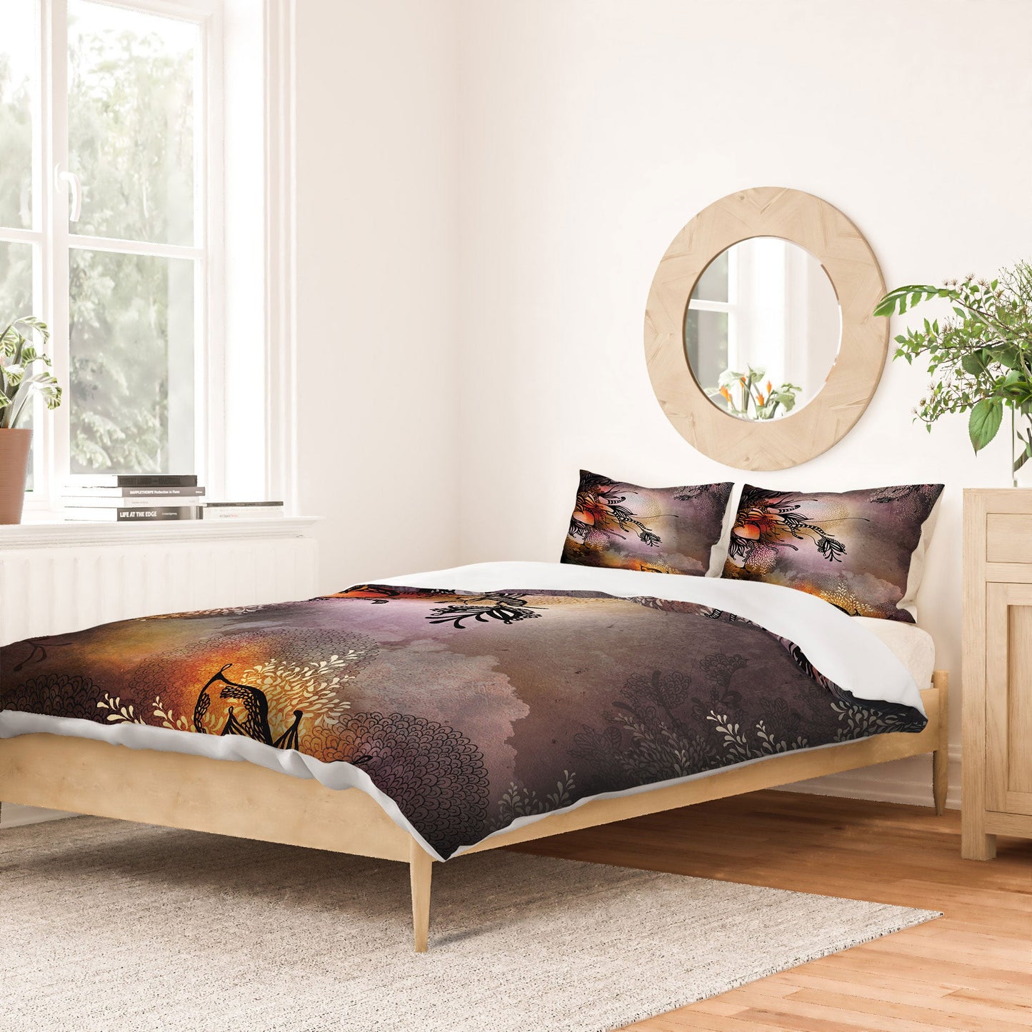 Iveta Abolina Purple Storm Duvet Cover