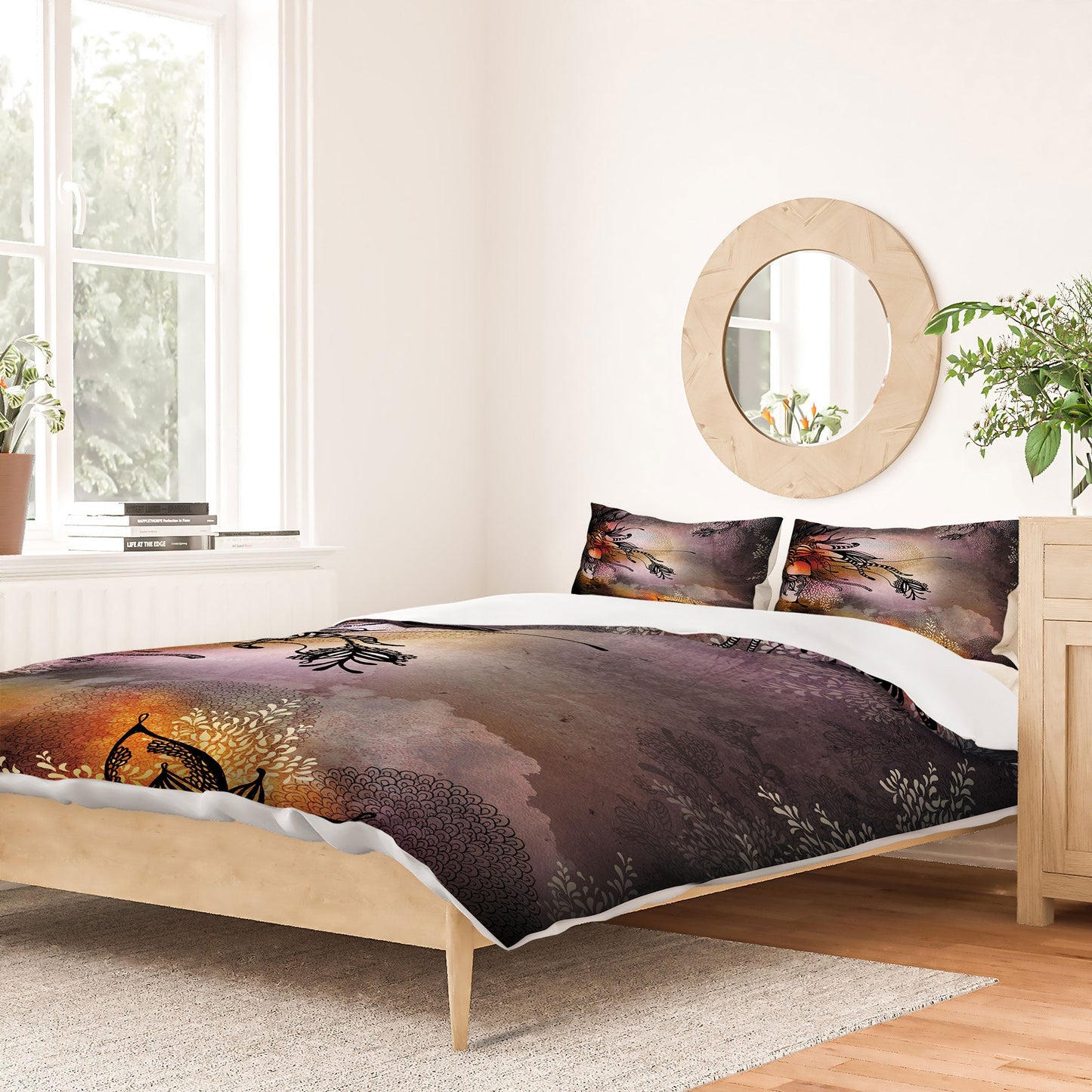 Iveta Abolina Purple Storm Duvet Cover