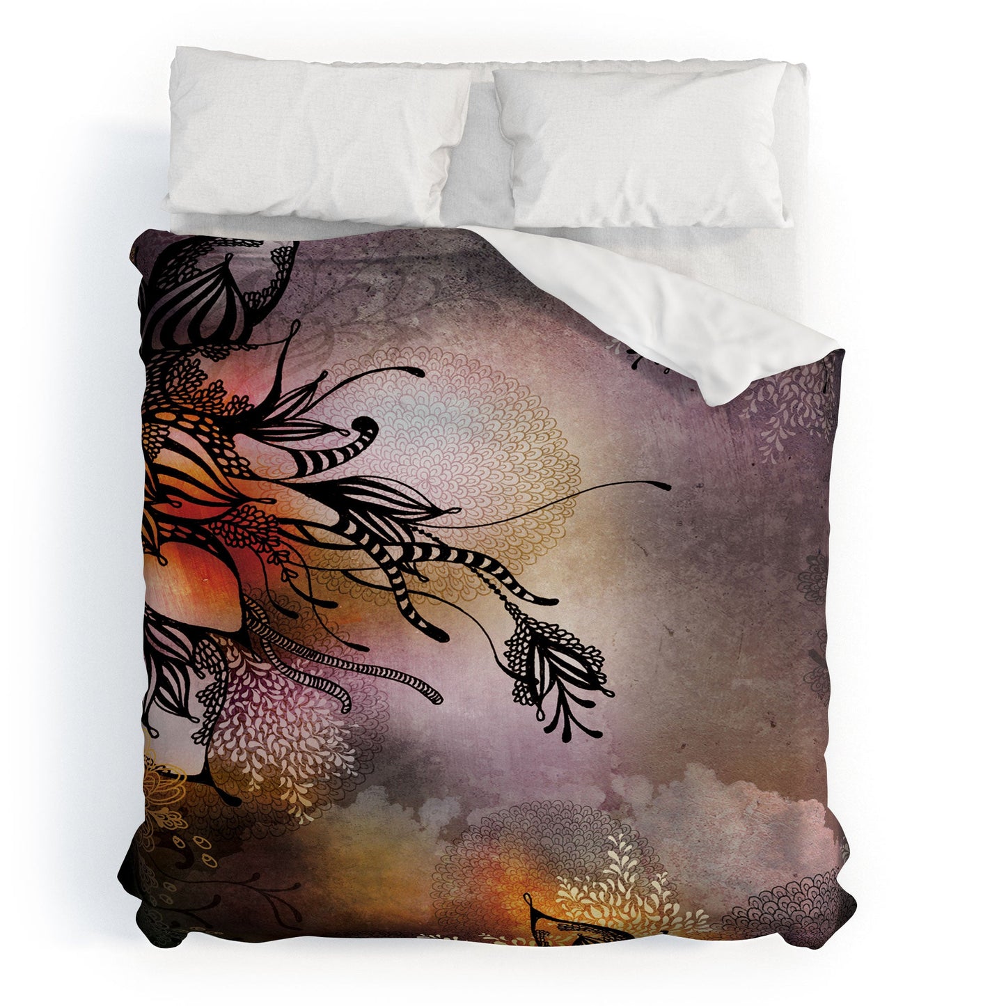 Iveta Abolina Purple Storm Duvet Cover
