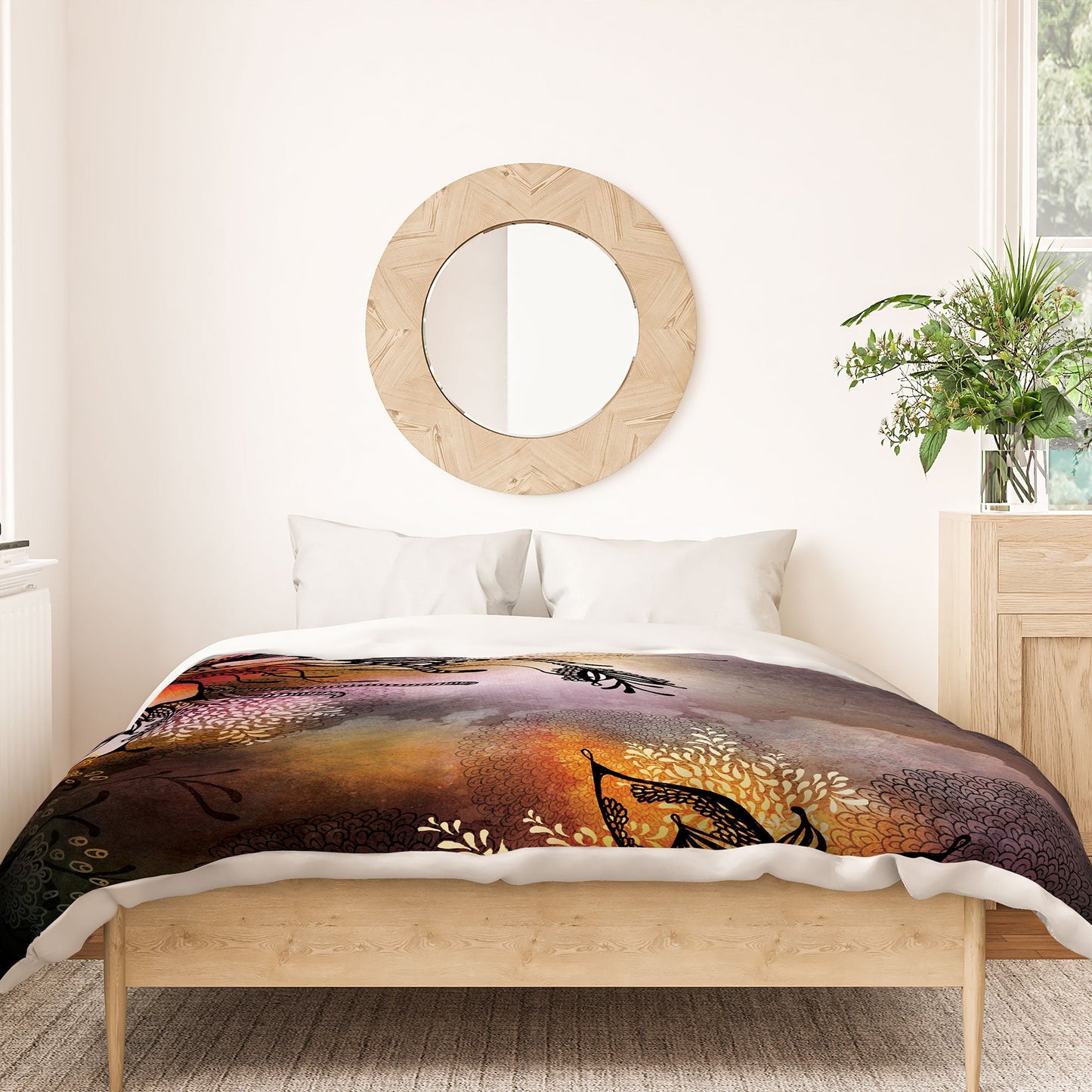 Iveta Abolina Purple Storm Duvet Cover