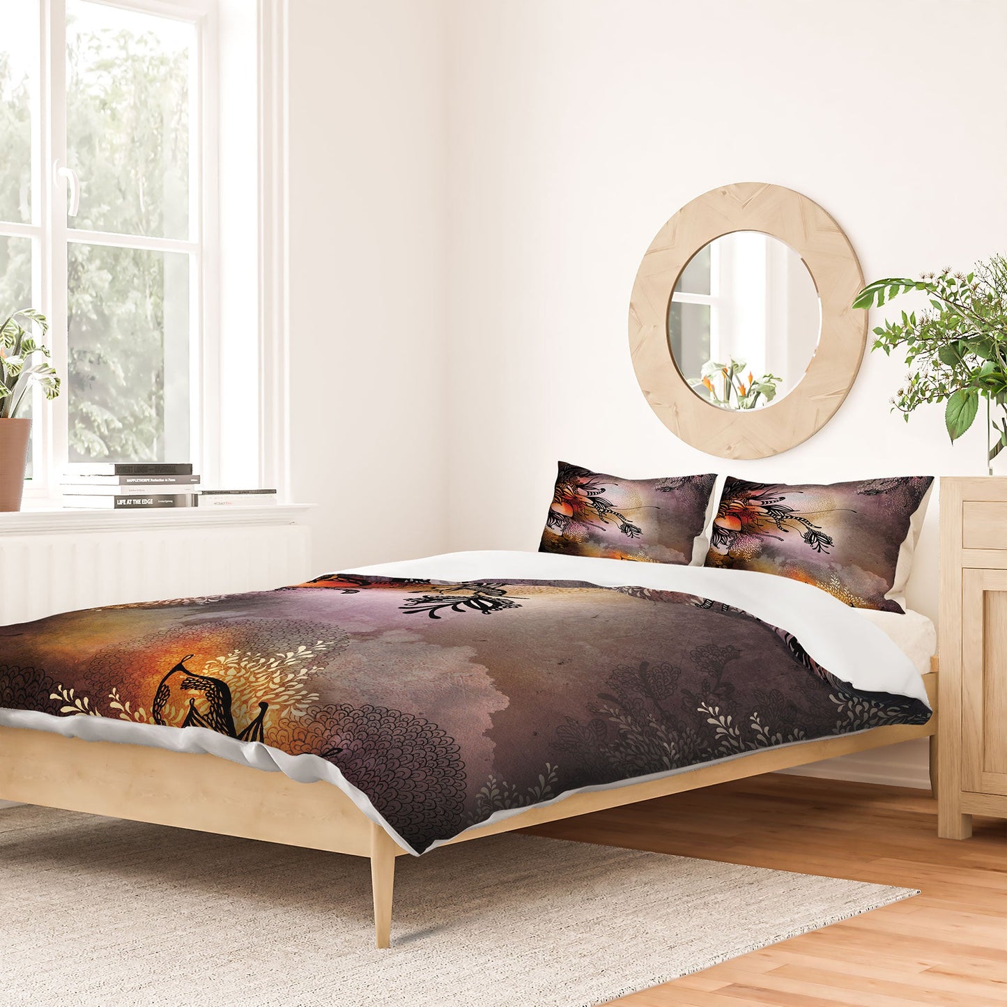 Iveta Abolina Purple Storm Duvet Cover