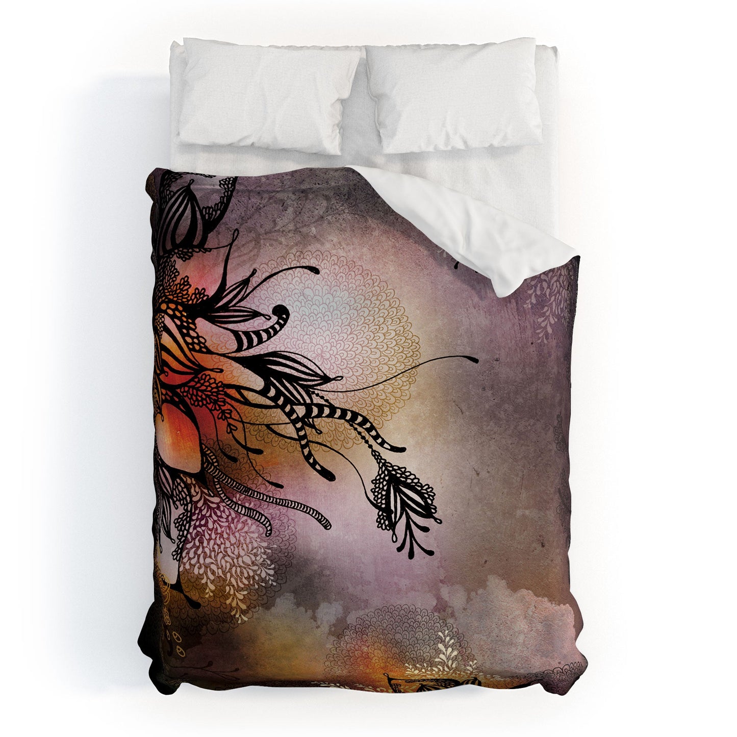 Iveta Abolina Purple Storm Duvet Cover