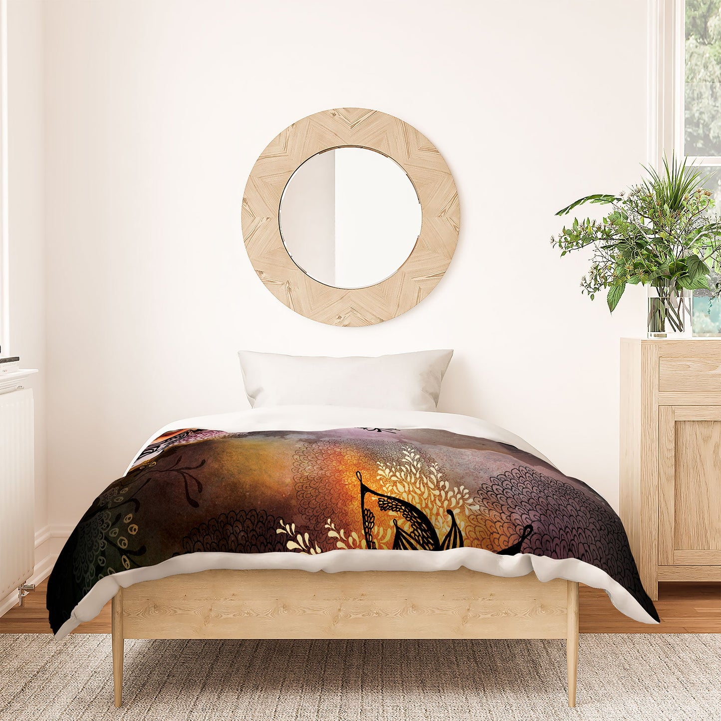 Iveta Abolina Purple Storm Duvet Cover
