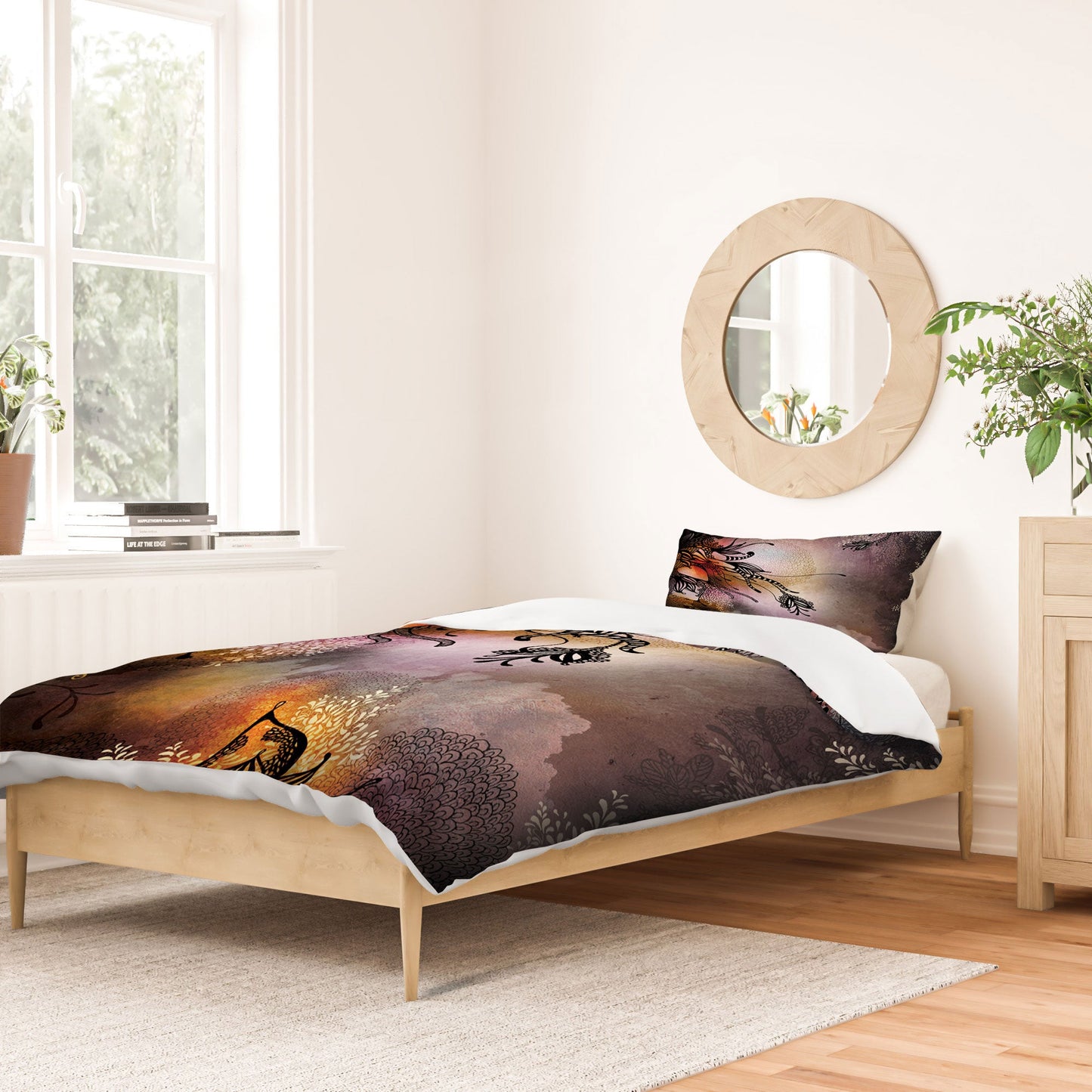 Iveta Abolina Purple Storm Duvet Cover