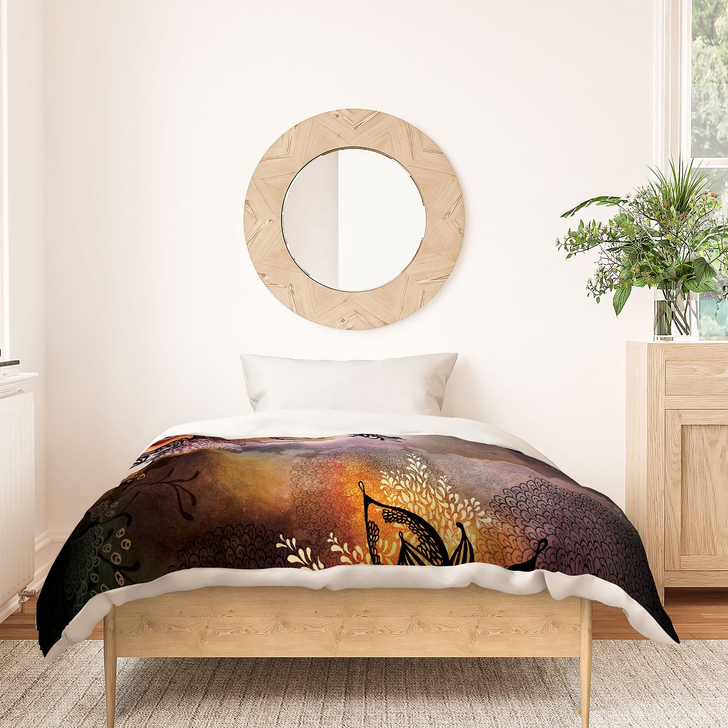 Iveta Abolina Purple Storm Duvet Cover