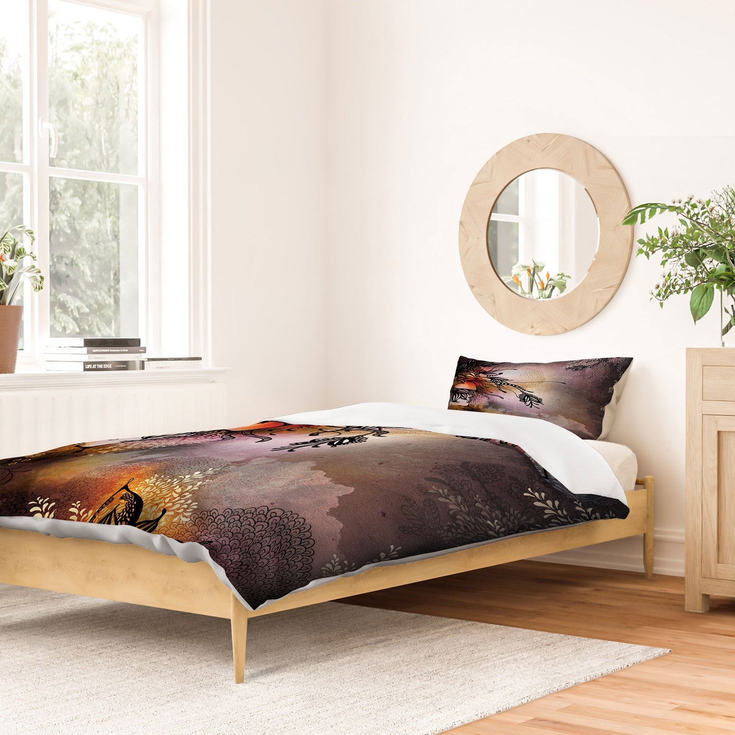 Iveta Abolina Purple Storm Duvet Cover