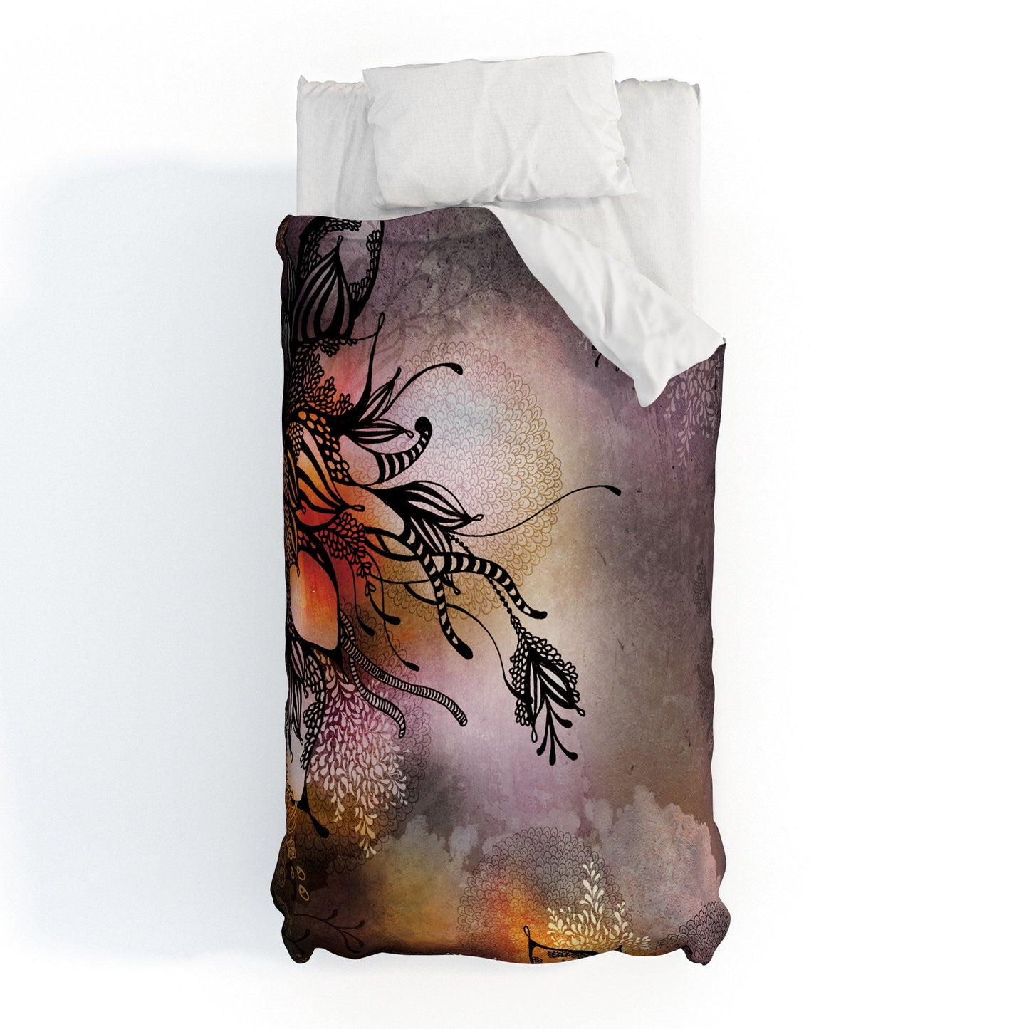 Iveta Abolina Purple Storm Duvet Cover