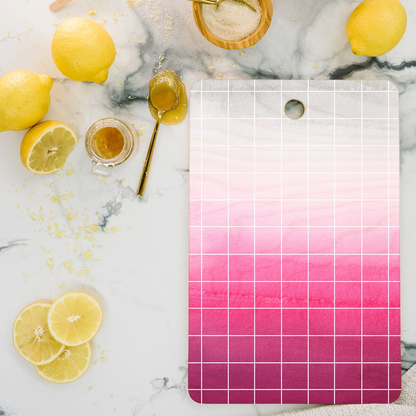 Iveta Abolina Raspberry Juice Cutting Board Rectangle
