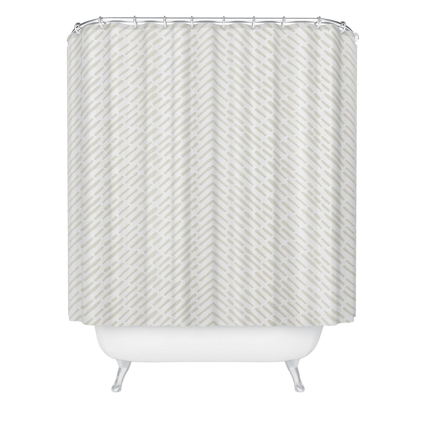 Iveta Abolina Roux Cream Shower Curtain
