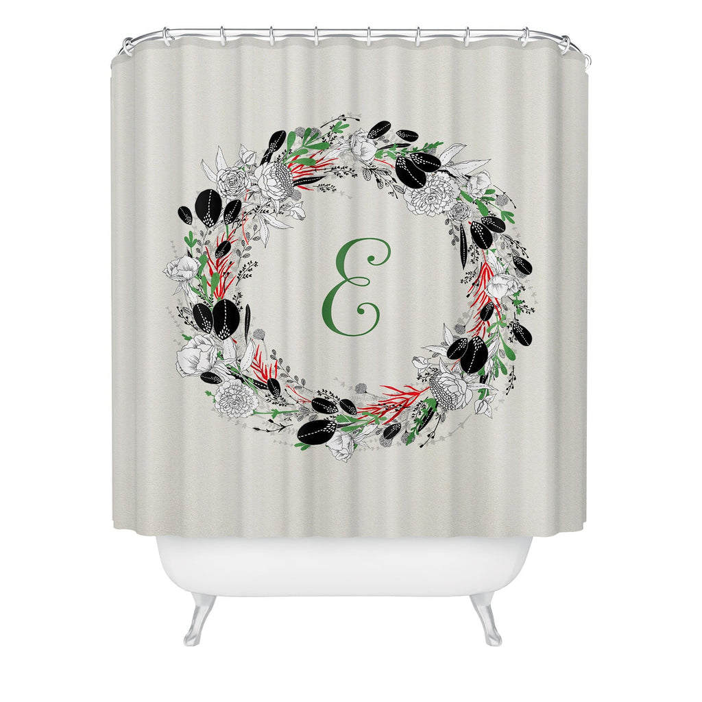 Iveta Abolina Silver Dove Christmas E Shower Curtain