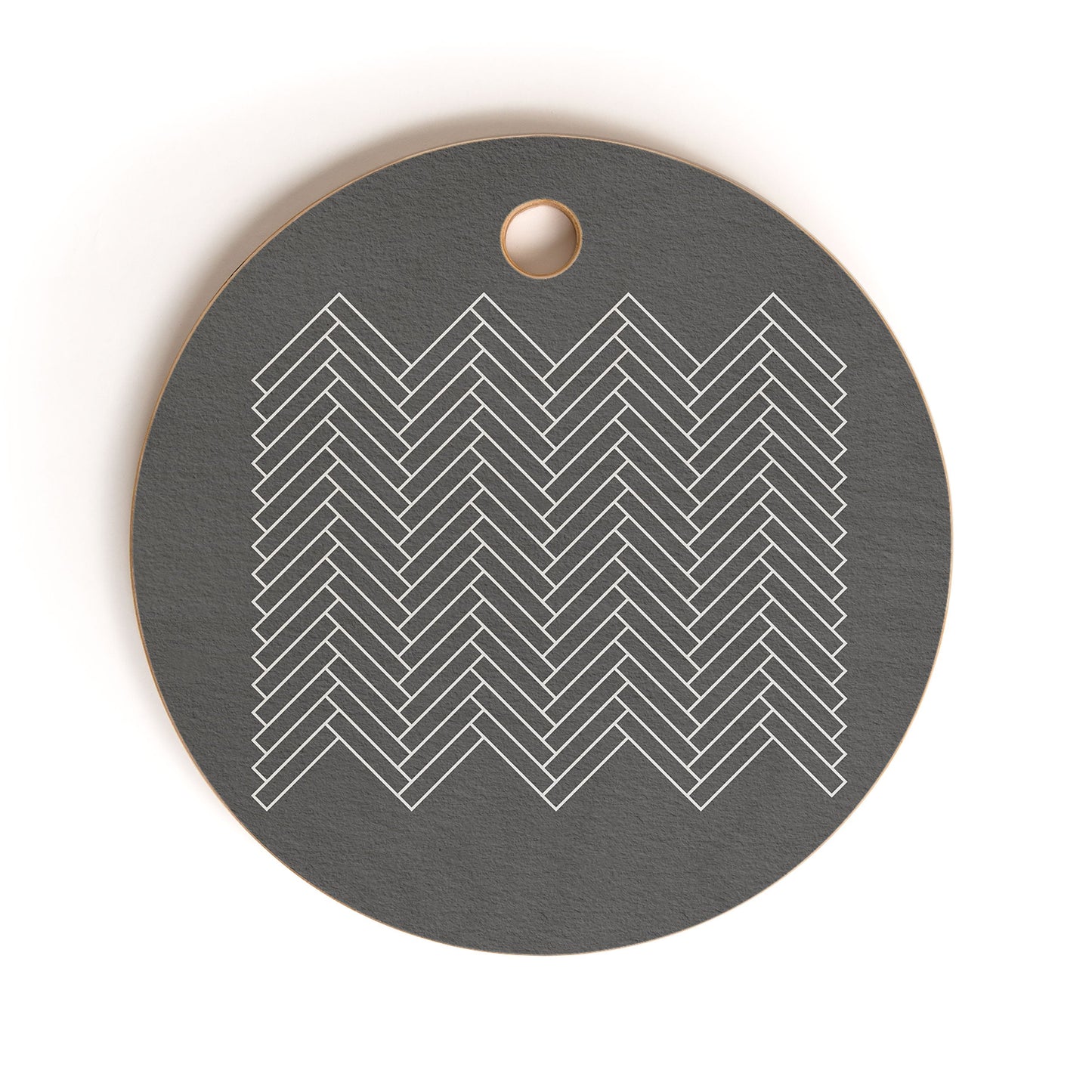 Iveta Abolina Study in Gray IV Cutting Board Round