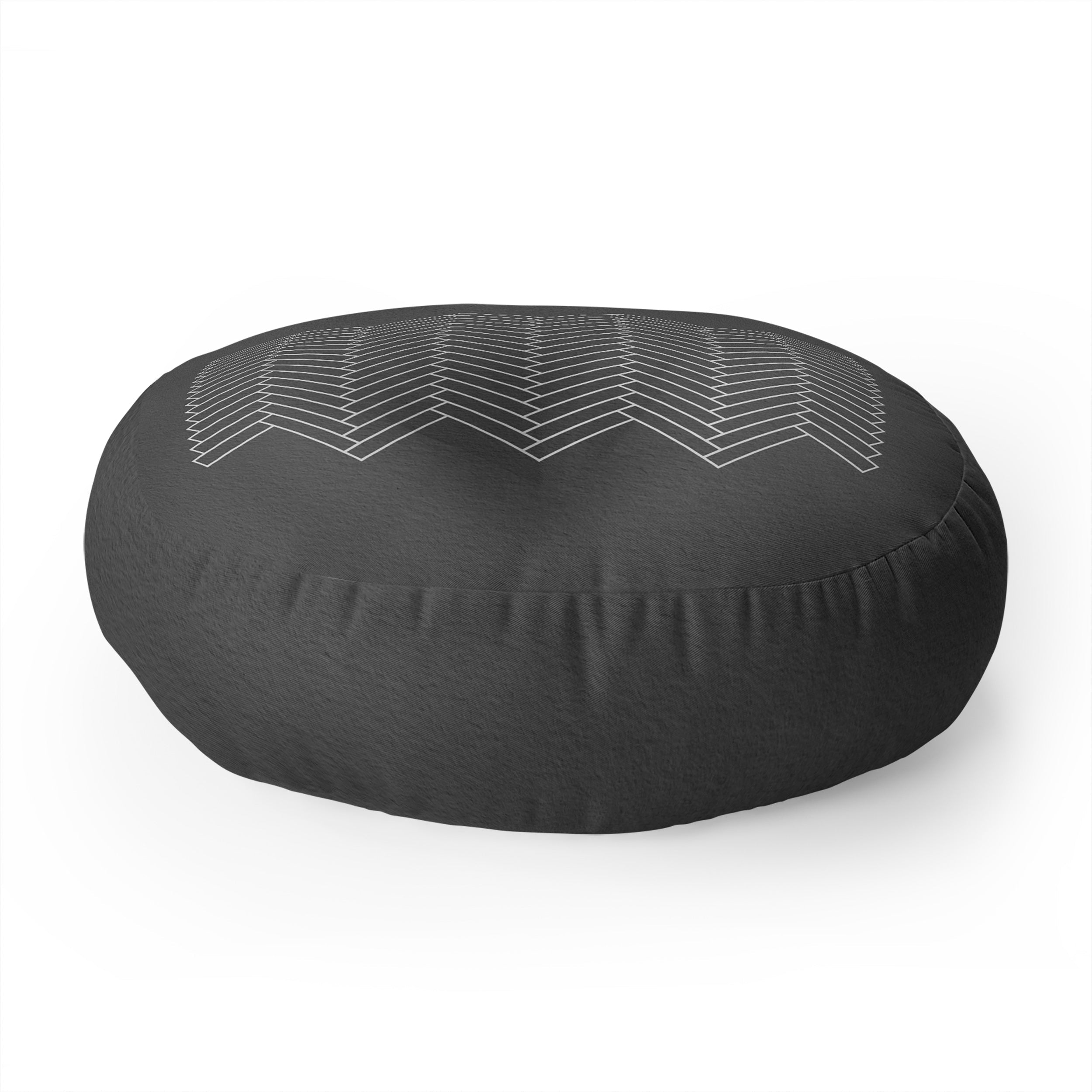 Iveta Abolina Study in Gray IV Floor Pillow Round