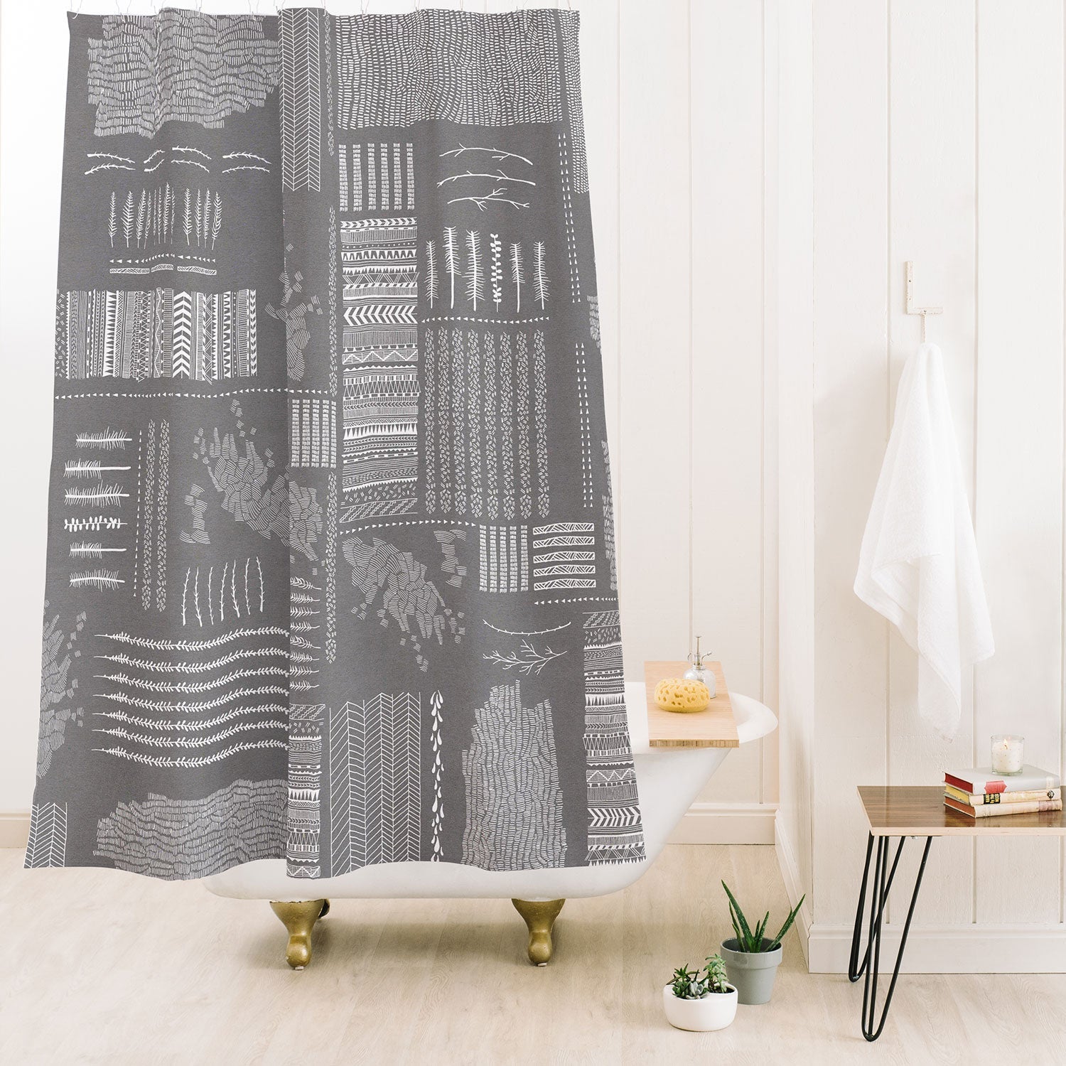 Iveta Abolina Study in Gray VI Shower Curtain