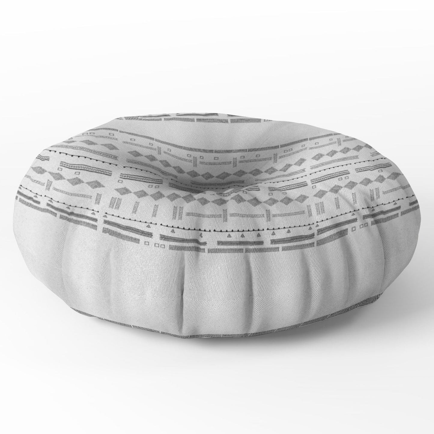Iveta Abolina Study in Gray VII Floor Pillow Round