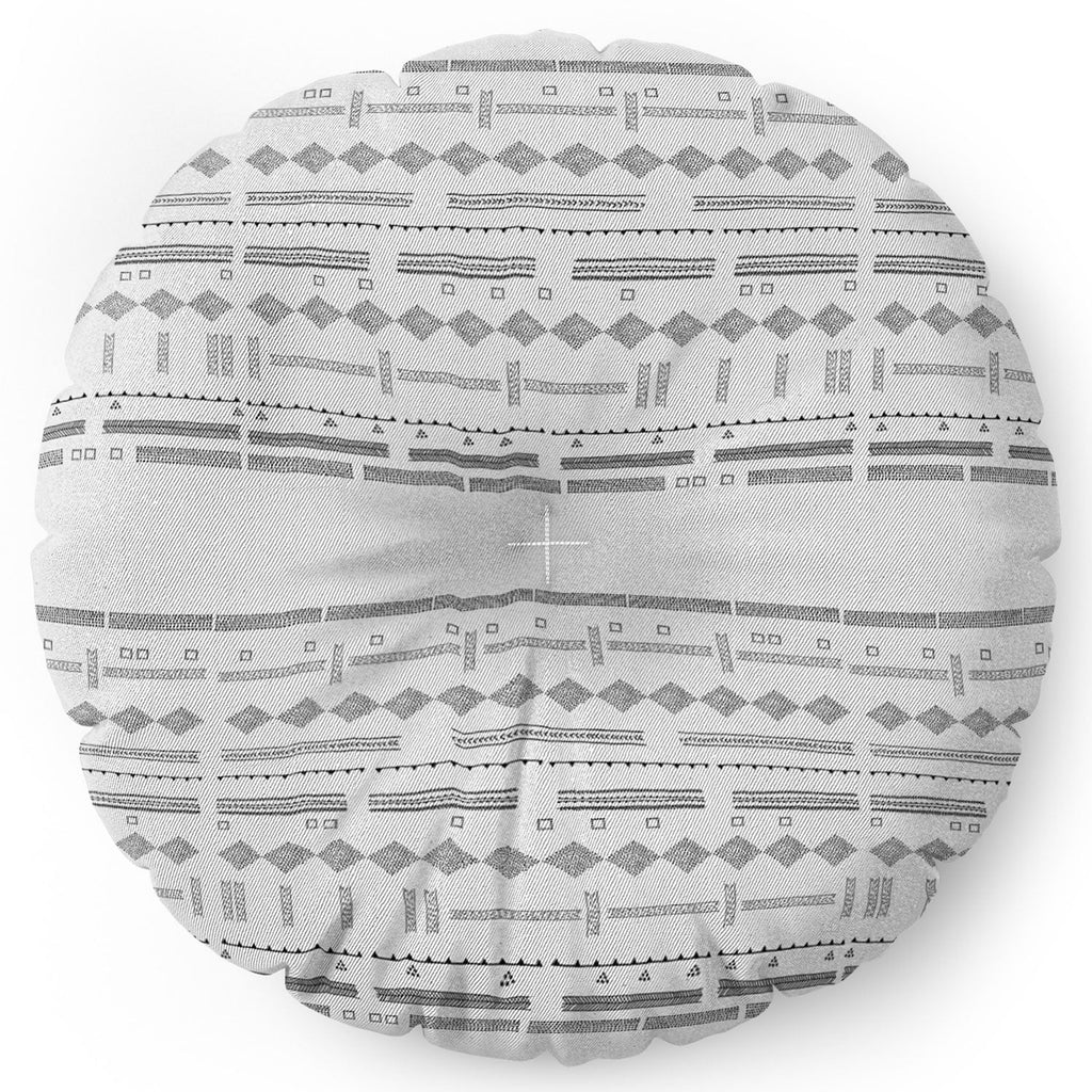 Iveta Abolina Study in Gray VII Floor Pillow Round